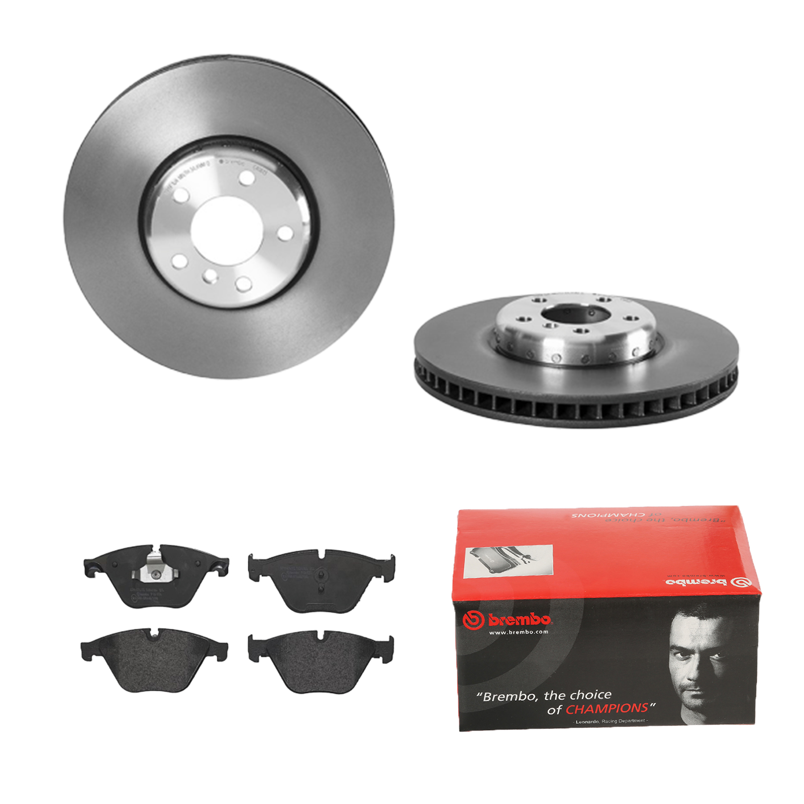 BREMBO Bremsesæt, skivebremser 142054846 venstre foraksel Todelt bremseskive 348mm 36mm for BMW