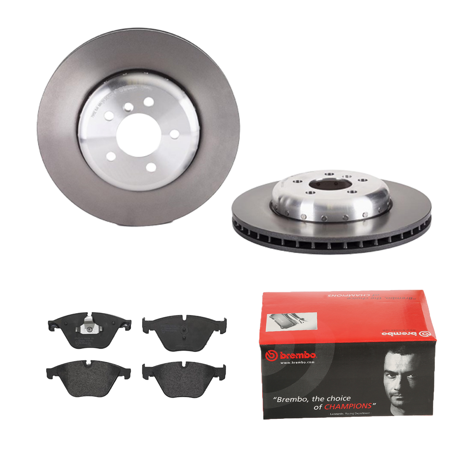 BREMBO Bremsesæt, skivebremser 142054847 foraksel Todelt bremseskive 348mm 30mm for BMW