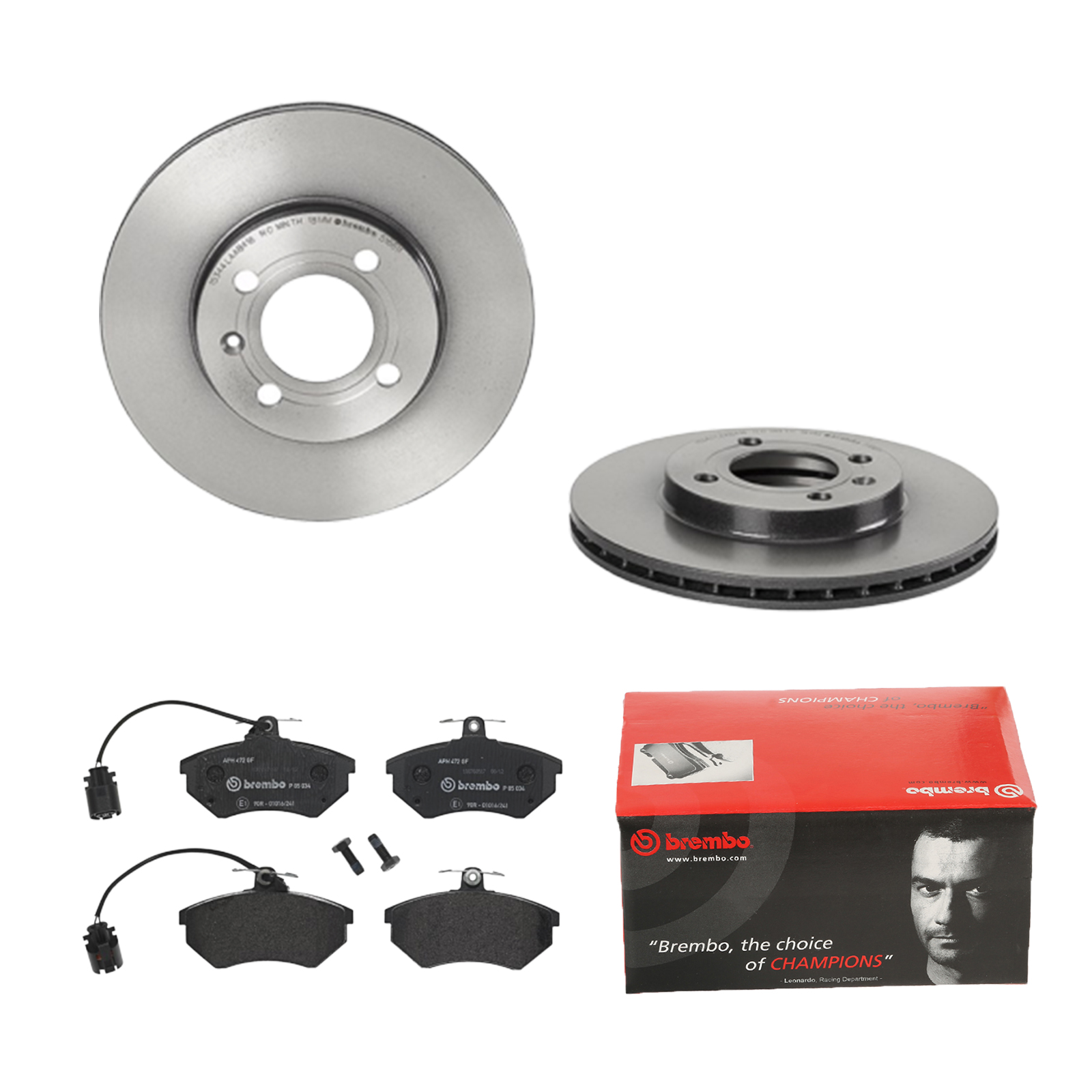 BREMBO Bremsesæt, skivebremser 142057243 foraksel indvendig ventileret 256mm 20mm for VW (FAW) SEAT AUDI VW
