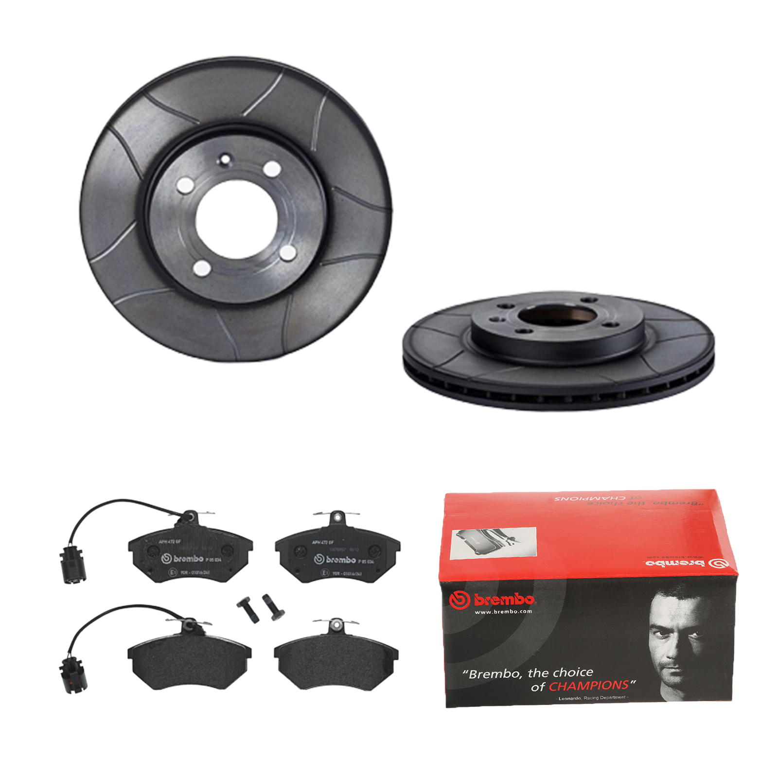 BREMBO Bremsesæt, skivebremser 142057244 foraksel lukket 256mm 20mm for VW (FAW) AUDI VW