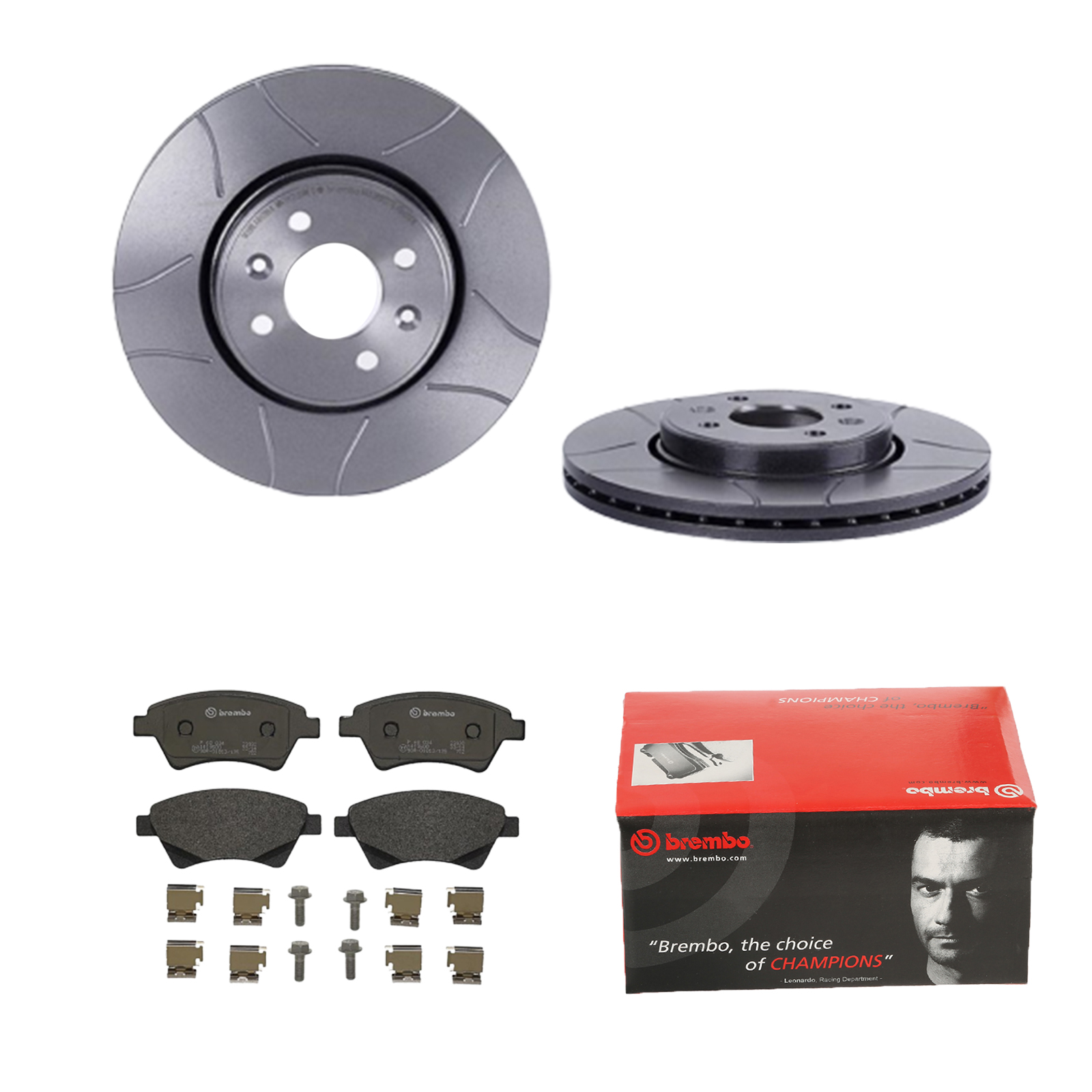 BREMBO Bremsesæt, skivebremser 142053864 foraksel lukket 280mm 24mm for RENAULT