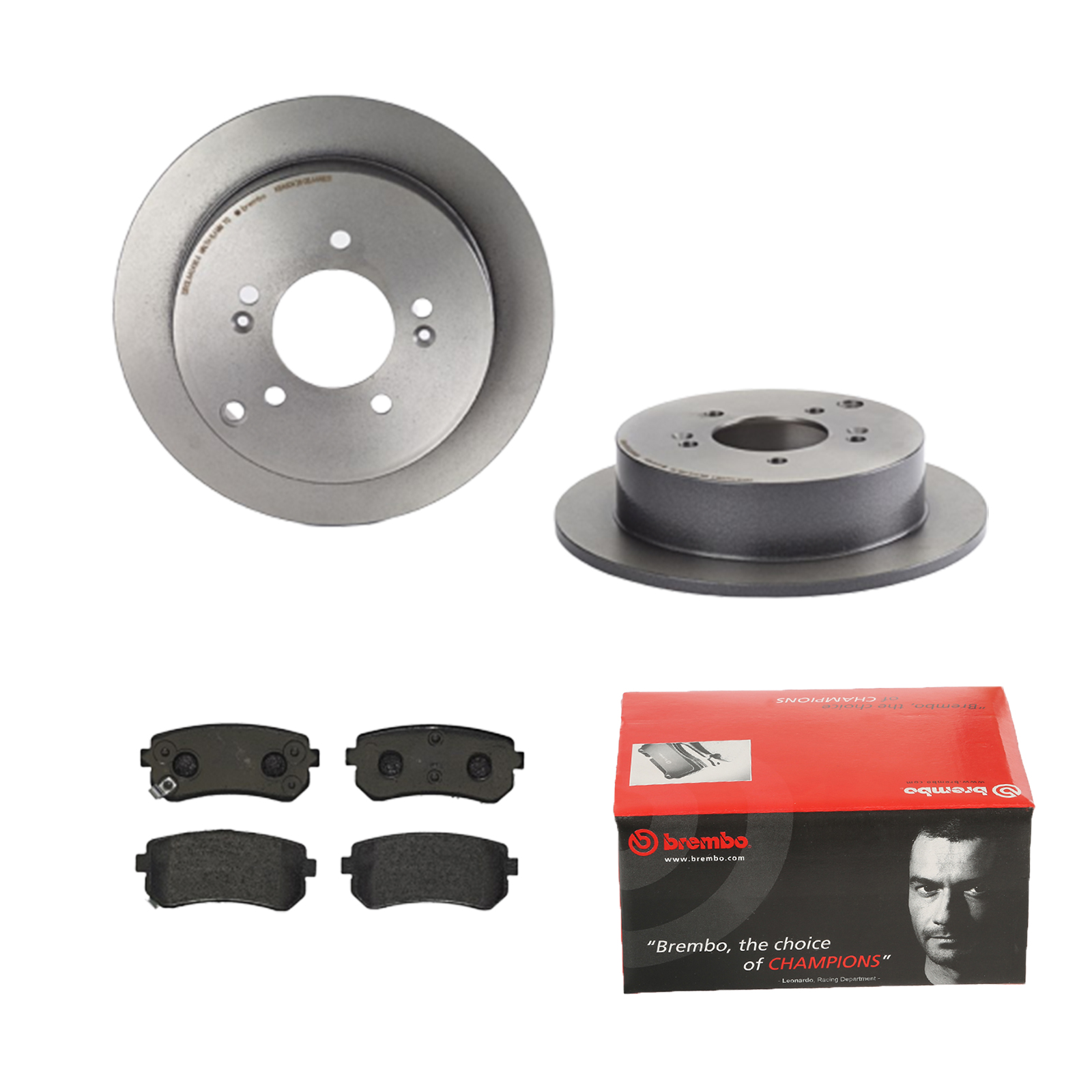 BREMBO Bremsesæt, skivebremser 142053913 bagaksel fuld 284mm 10mm for KIA HYUNDAI HYUNDAI (BEIJING) KIA (DYK)