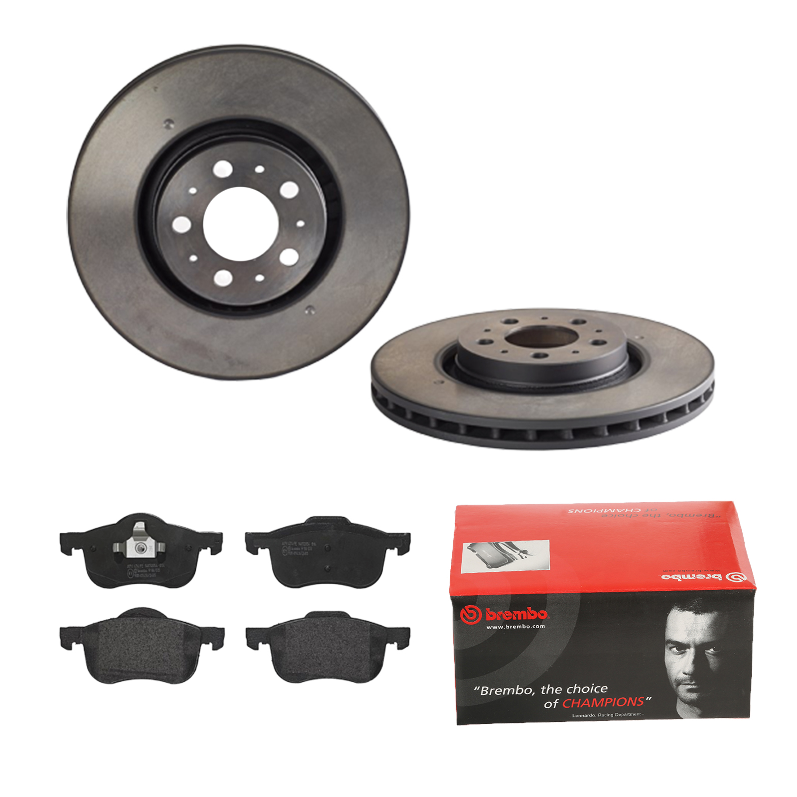 BREMBO Bremsesæt, skivebremser 142056203 foraksel indvendig ventileret 316mm 28mm for VOLVO