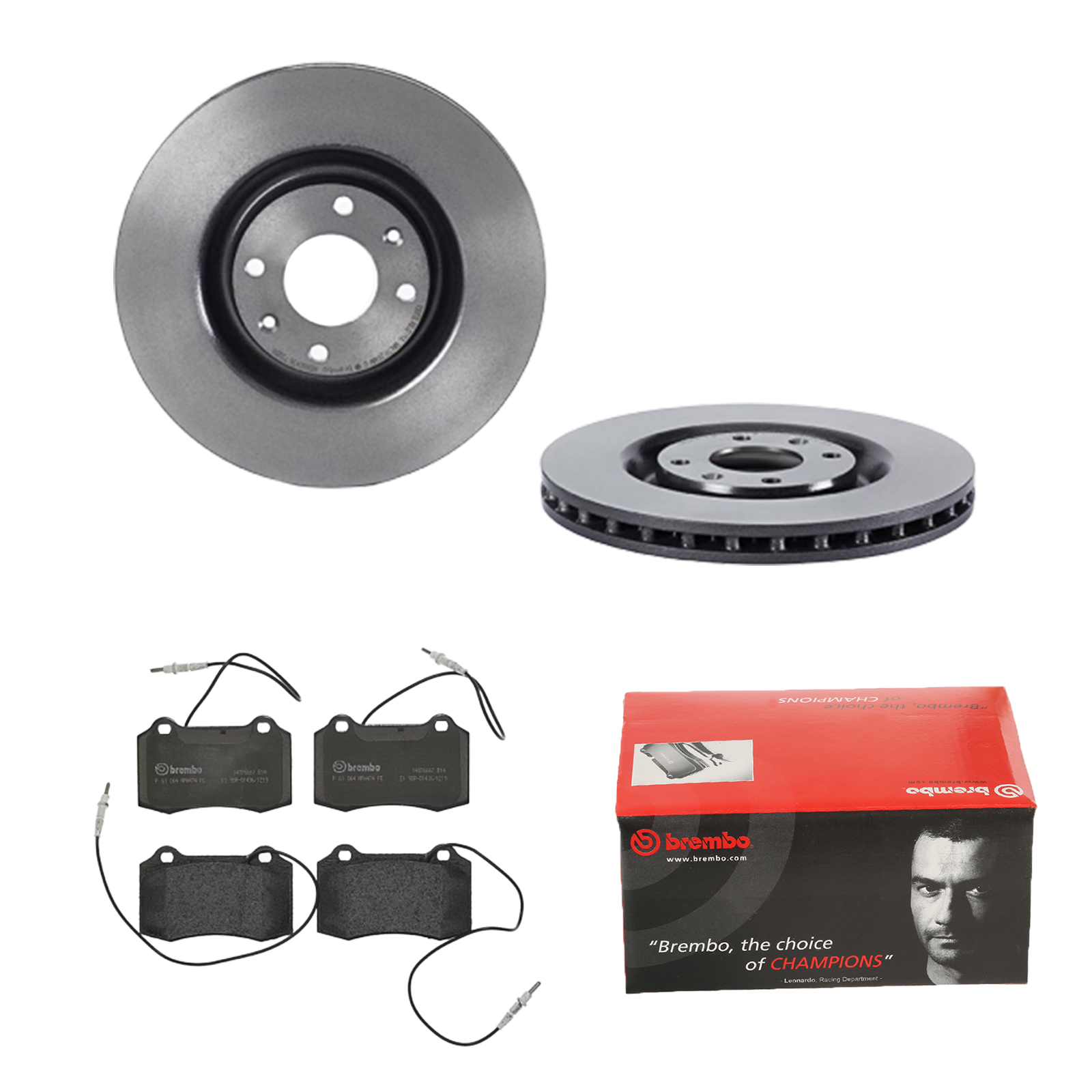 BREMBO Bremsesæt, skivebremser 142056370 foraksel indvendig ventileret 305mm 28mm for PEUGEOT CITROËN