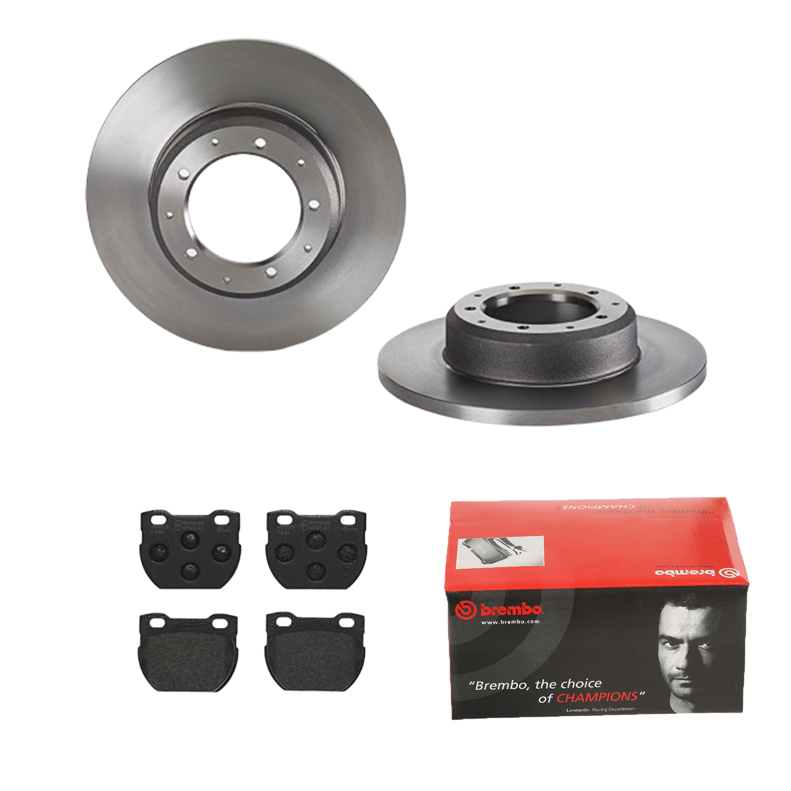 BREMBO Bremsesæt, skivebremser 142056308 bagaksel fuld 298mm 14mm for LAND ROVER