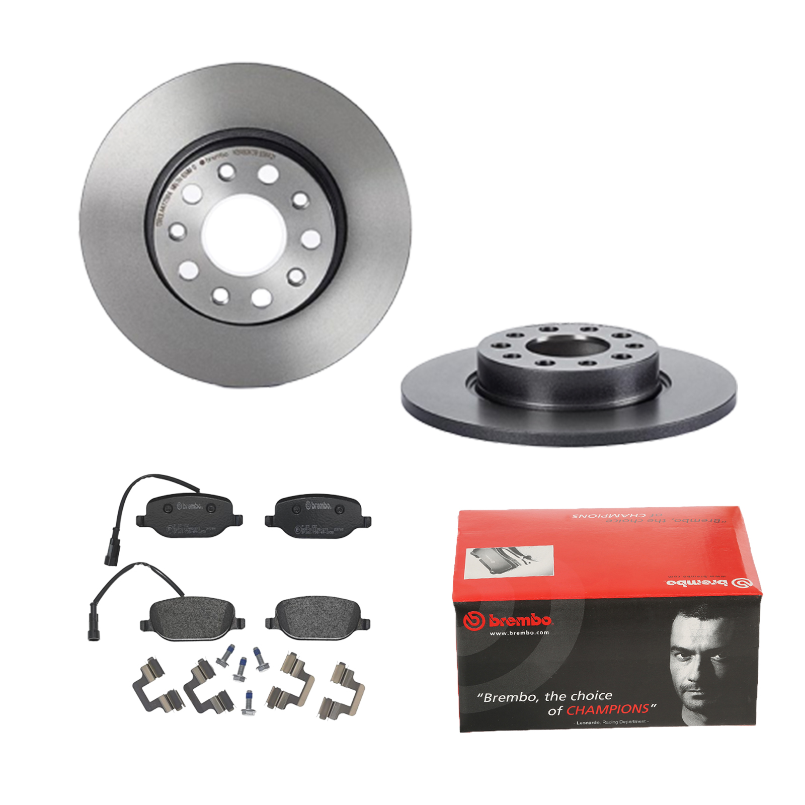 BREMBO Bremsesæt, skivebremser 142056298 bagaksel fuld 278mm 12mm for ALFA ROMEO JEEP FIAT JEEP (GAC FCA)