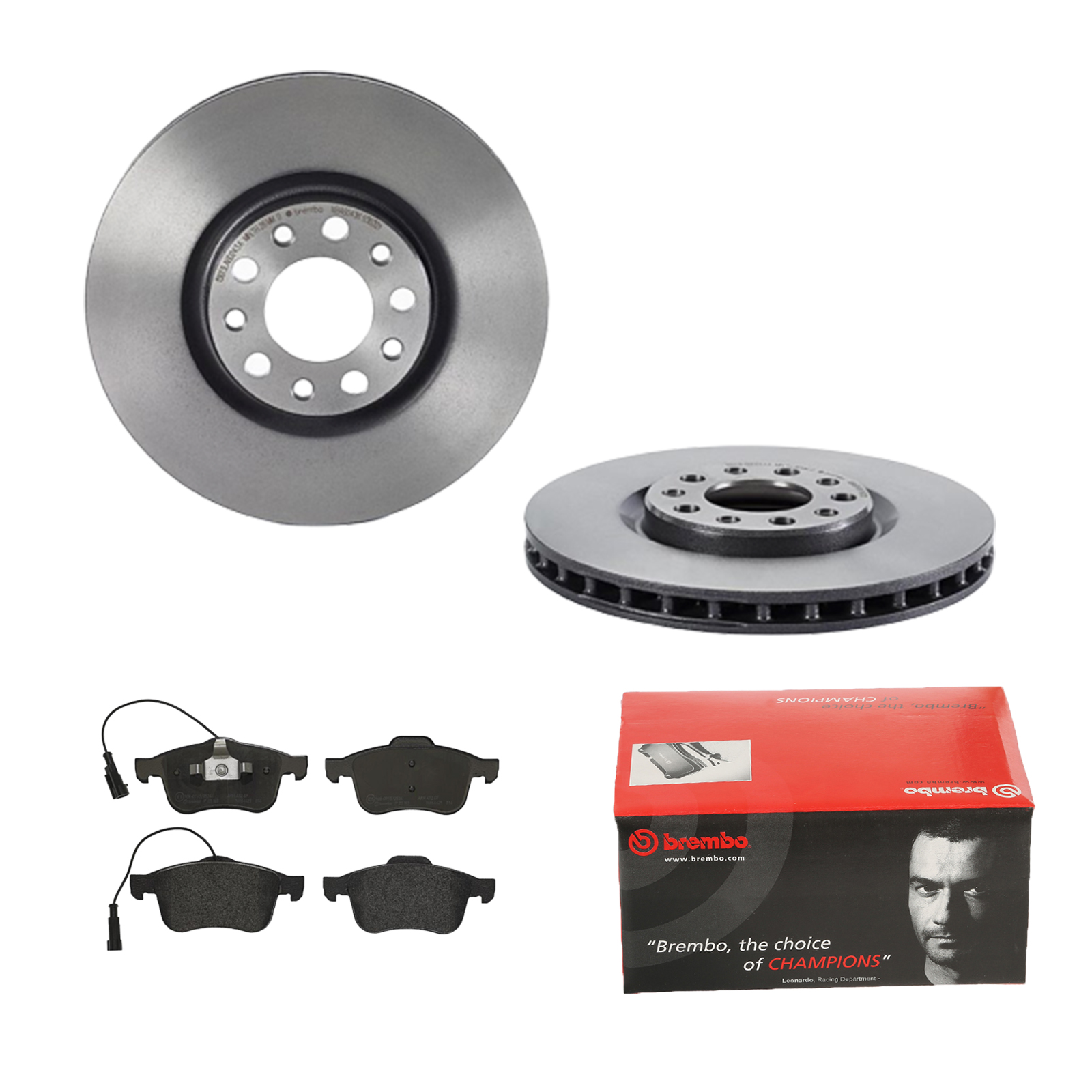 BREMBO Bremsesæt, skivebremser 142056400 foraksel indvendig ventileret 305mm 28mm for ALFA ROMEO FIAT (GAC) FIAT CHRYSLER DODGE