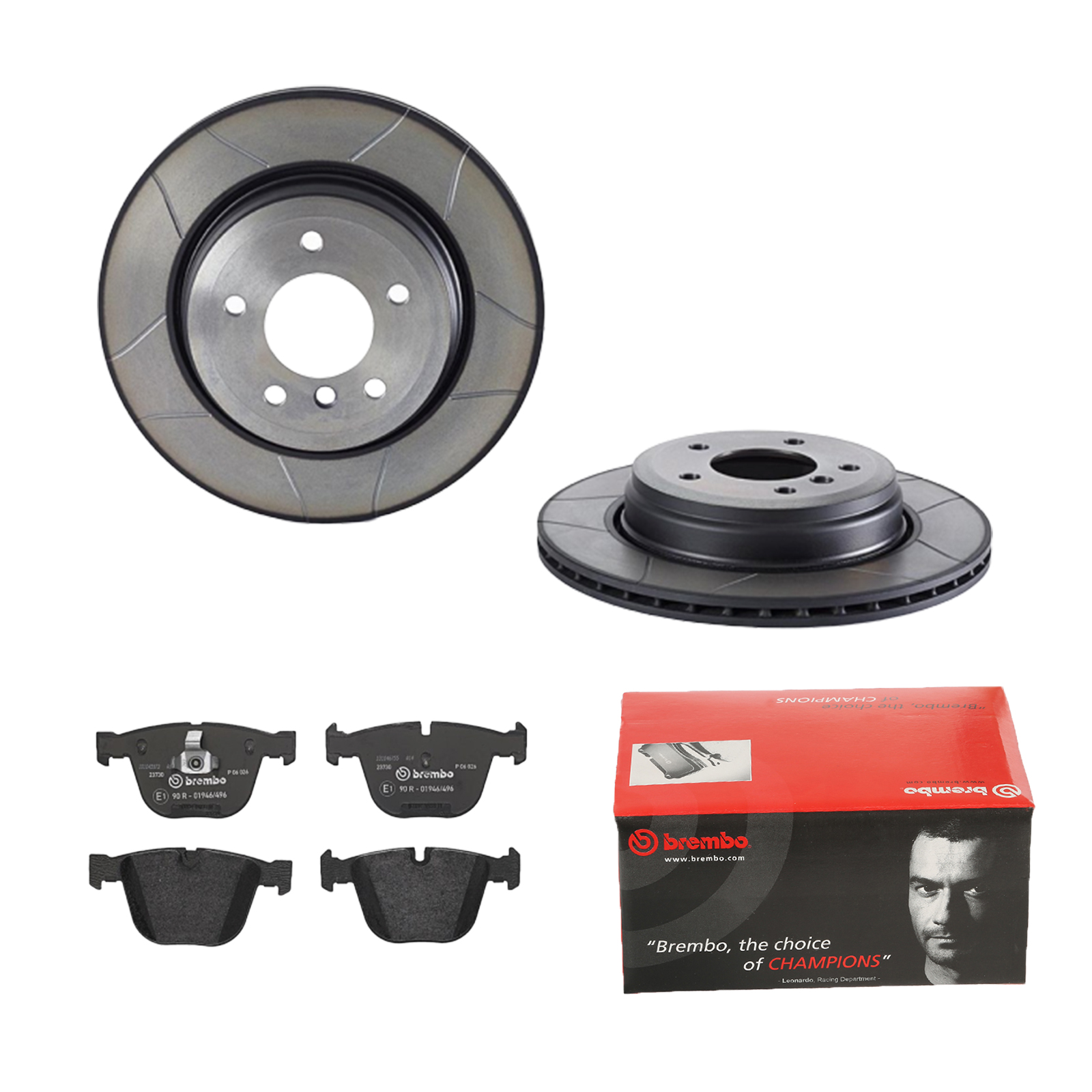 BREMBO Bremsesæt, skivebremser 142054555 bagaksel lukket 320mm 20mm for BMW BENTLEY