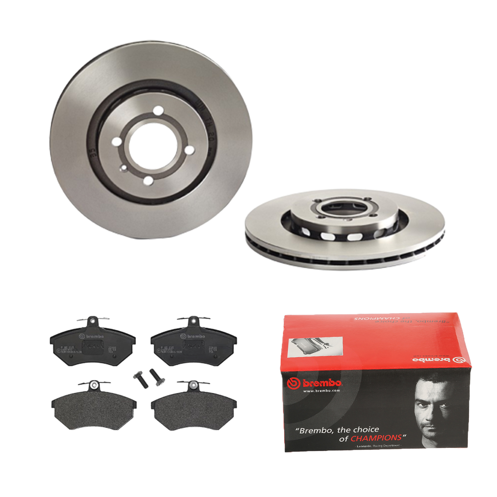 BREMBO Bremsesæt, skivebremser 142054272 foraksel indvendig ventileret 280mm 22mm for WULING (SGMW) VW SEAT AUDI NISSAN