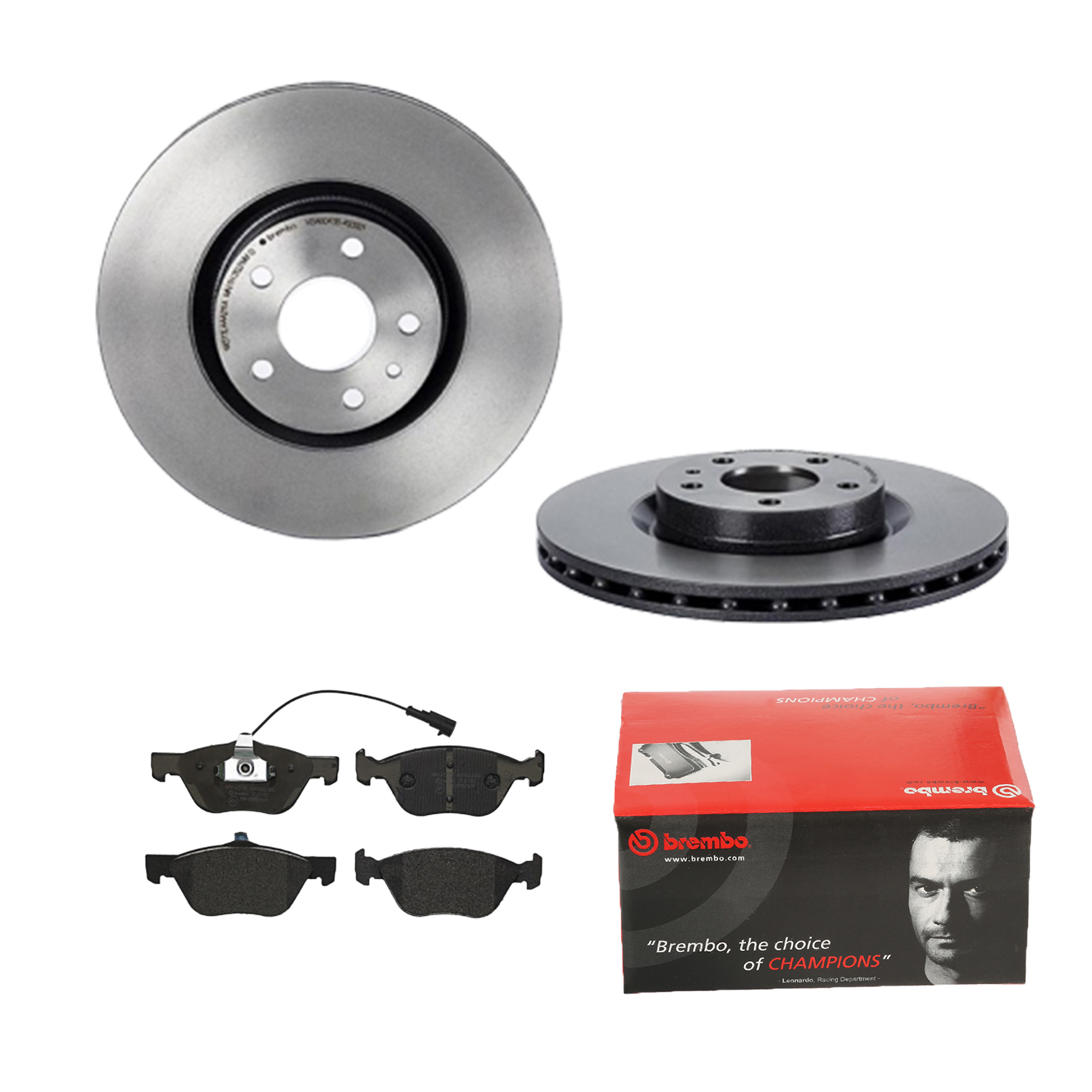 BREMBO 142054335 foraksel indvendig ventileret 284mm 22mm for OPEL ALFA ROMEO FIAT VAUXHALL