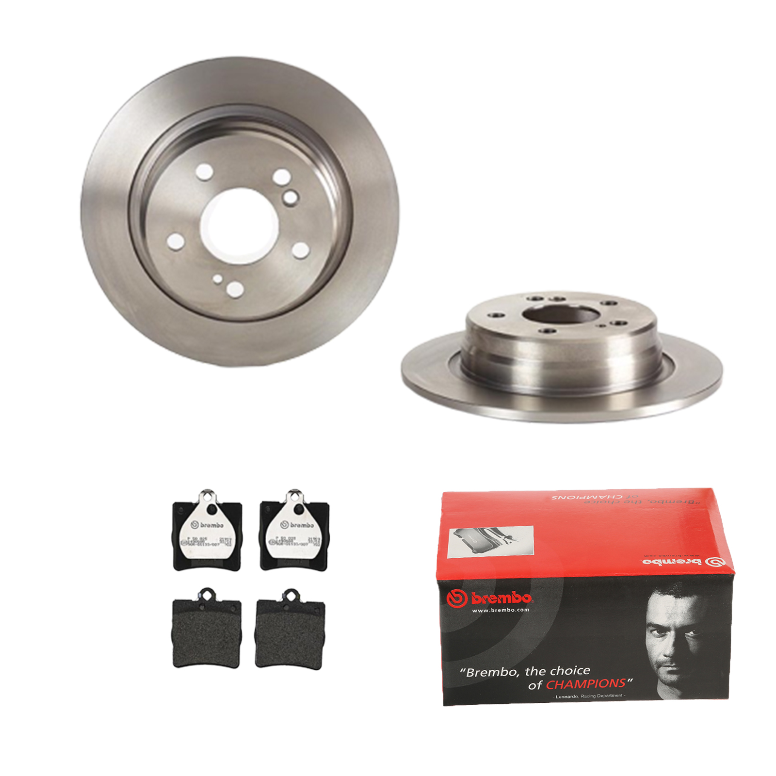BREMBO Bremsesæt, skivebremser 142054377 bagaksel fuld 278mm 9mm for MERCEDES-BENZ CHRYSLER