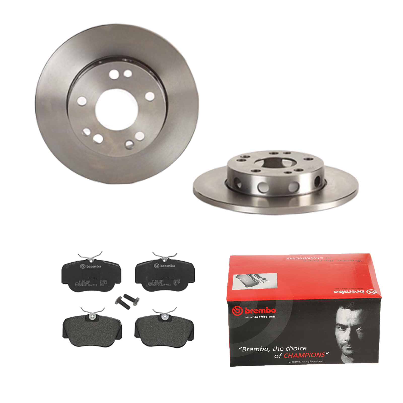 BREMBO Bremsesæt, skivebremser 142054424 foraksel fuld 262mm 11mm for MERCEDES-BENZ