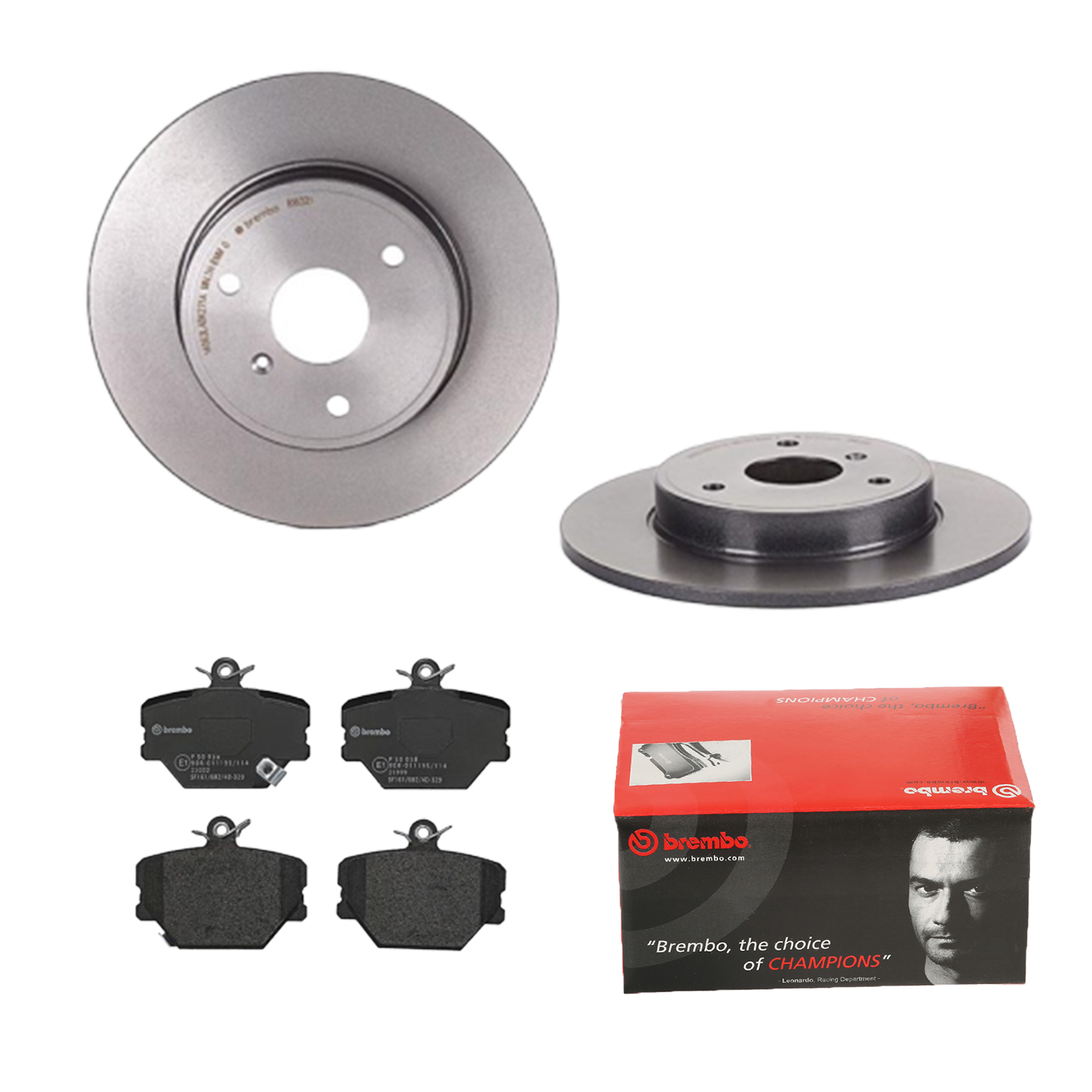 BREMBO Bremsesæt, skivebremser 142054111 foraksel fuld 280mm 9mm for SMART CHRYSLER