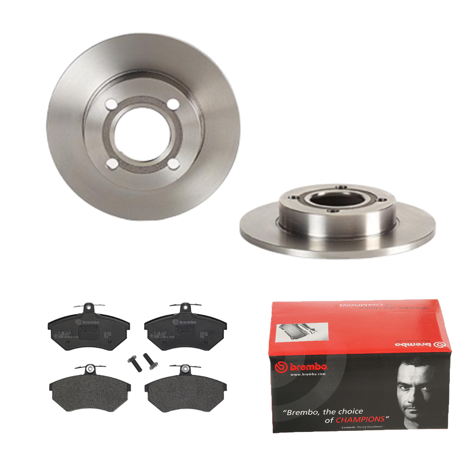 BREMBO Bremsesæt, skivebremser 142054163 bagaksel fuld 245mm 10mm for LANCIA FIAT ALFA ROMEO SKODA SEAT AUDI VW