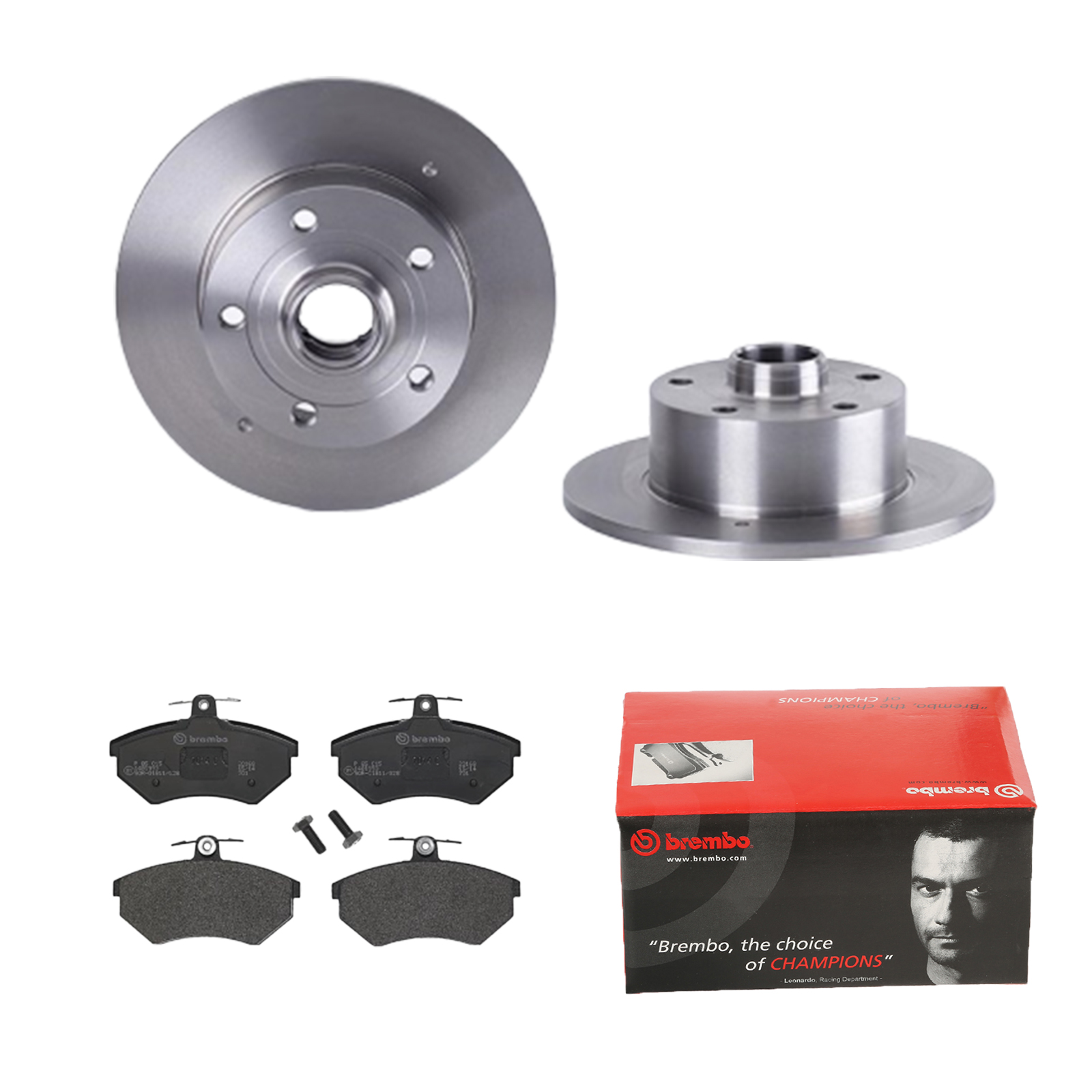 BREMBO Bremsesæt, skivebremser 142054171 bagaksel fuld 245mm 10mm for LANCIA FIAT ALFA ROMEO SKODA AUDI VW SEAT