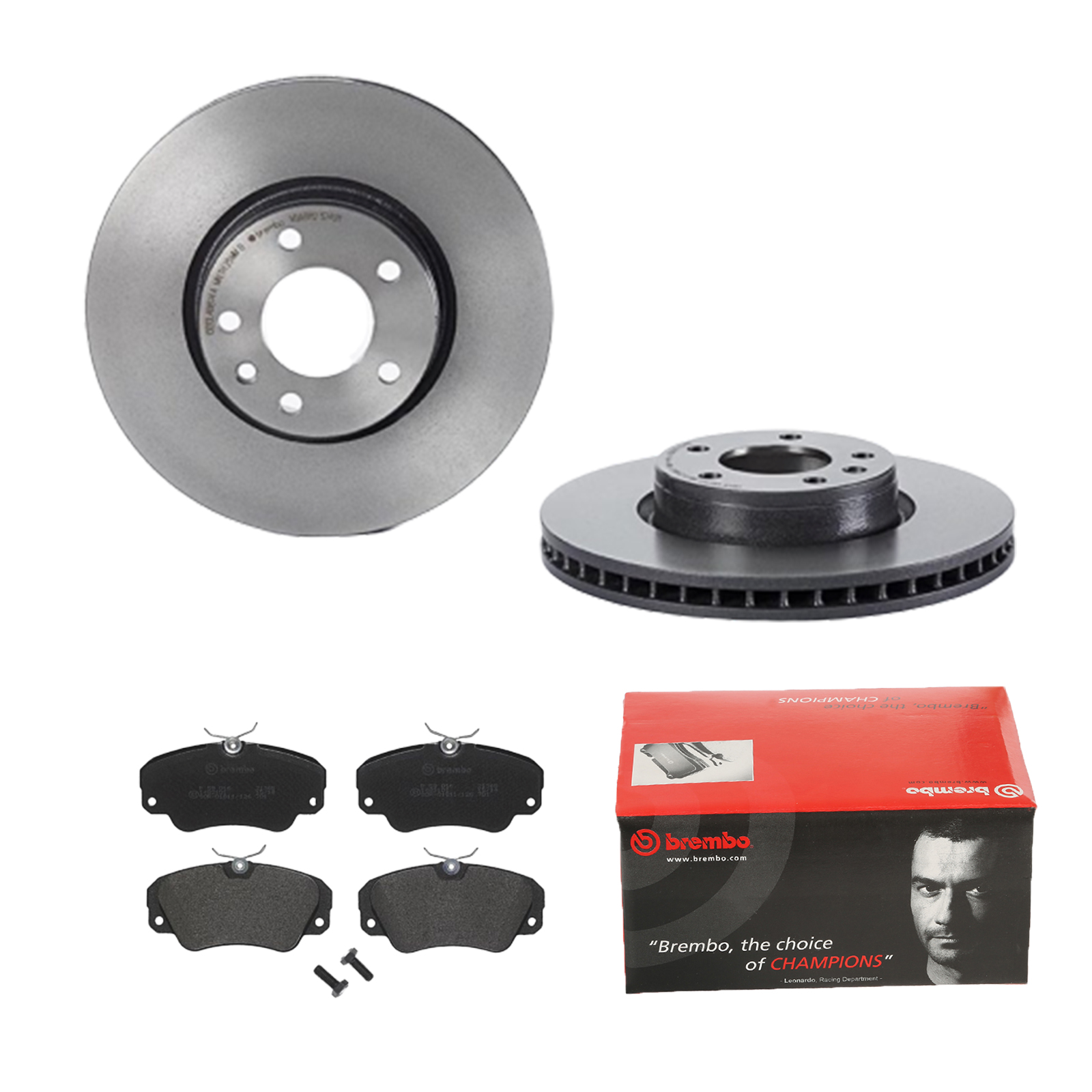 BREMBO Bremsesæt, skivebremser 142054219 foraksel indvendig ventileret 296mm 28mm for OPEL VAUXHALL
