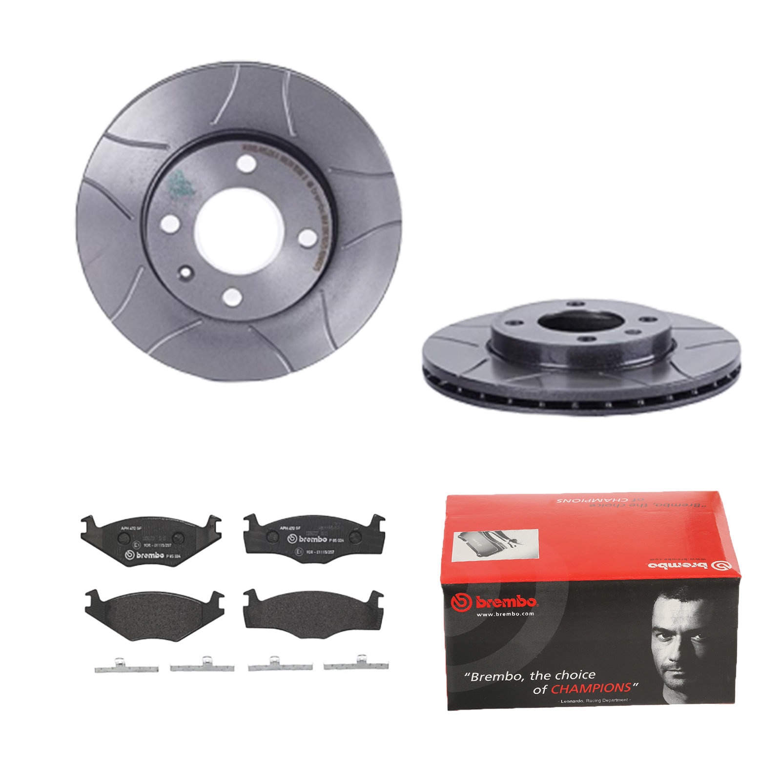 BREMBO Bremsesæt, skivebremser 142054244 foraksel lukket 239mm 20mm for VW VW (SVW) AUDI