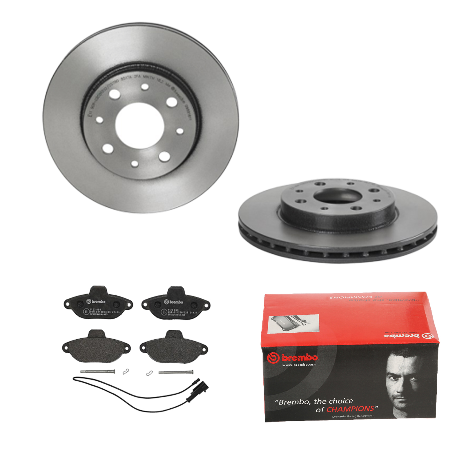 BREMBO 142053661 foraksel indvendig ventileret 240mm 20mm for FORD FIAT
