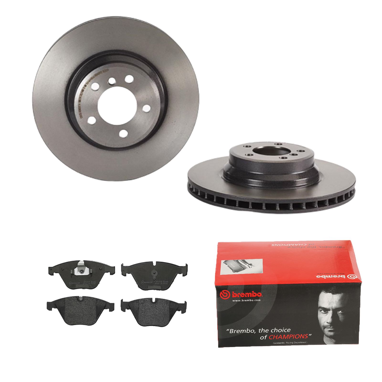 BREMBO Bremsesæt, skivebremser 142054002 foraksel indvendig ventileret 348mm 30mm for BMW