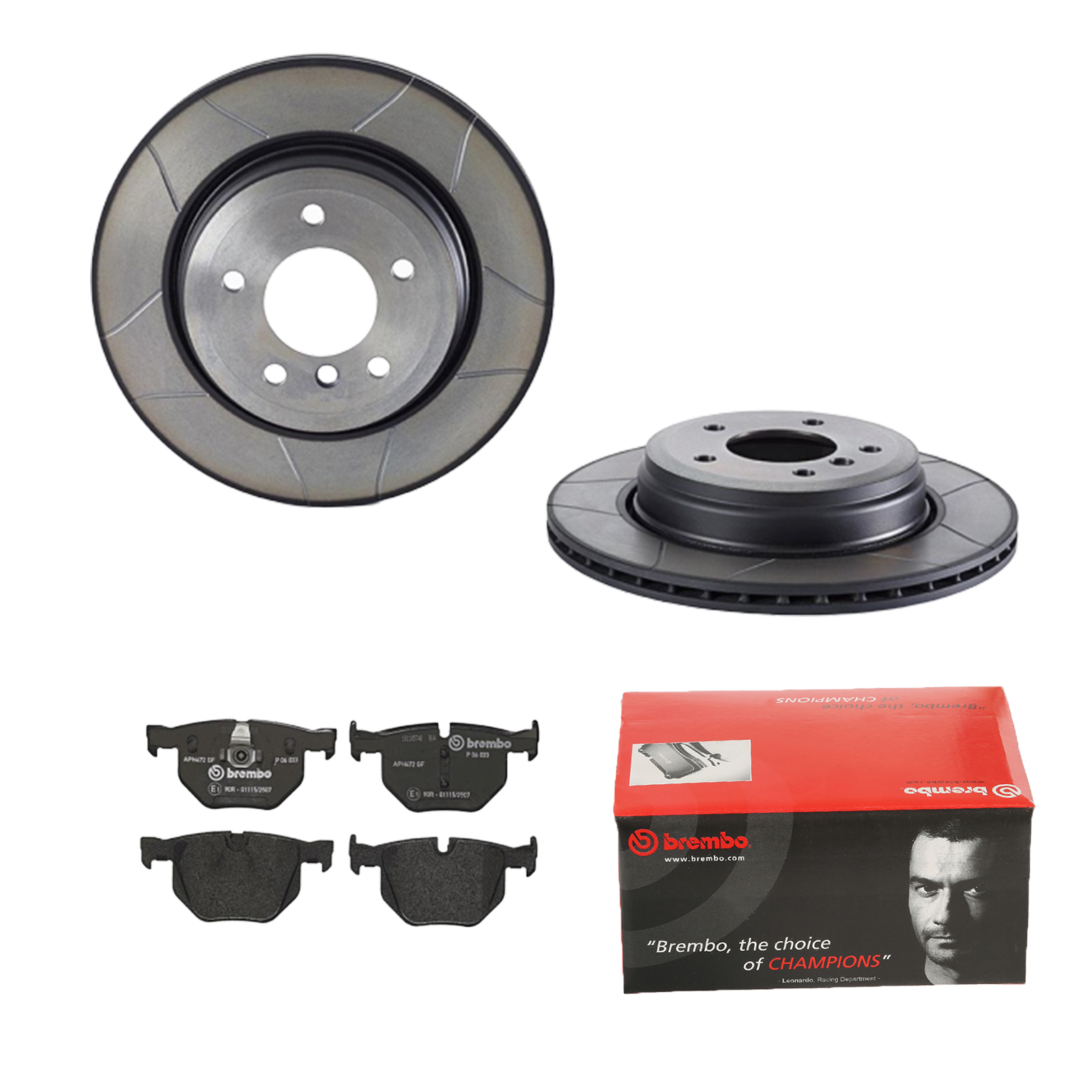 BREMBO Bremsesæt, skivebremser 142054049 bagaksel lukket 320mm 20mm for BMW