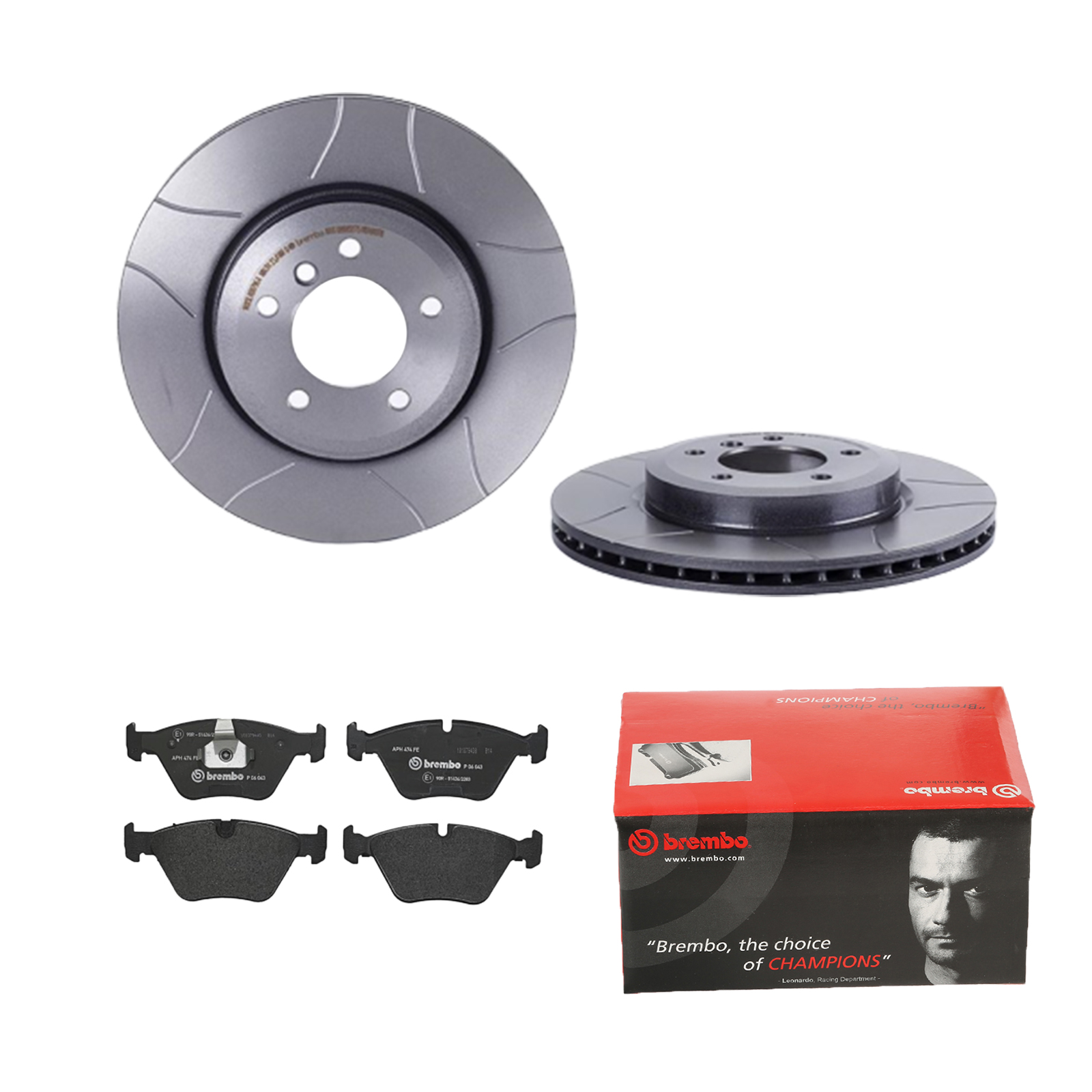 BREMBO Bremsesæt, skivebremser 142054093 foraksel lukket 325mm 25mm for BMW ROVER