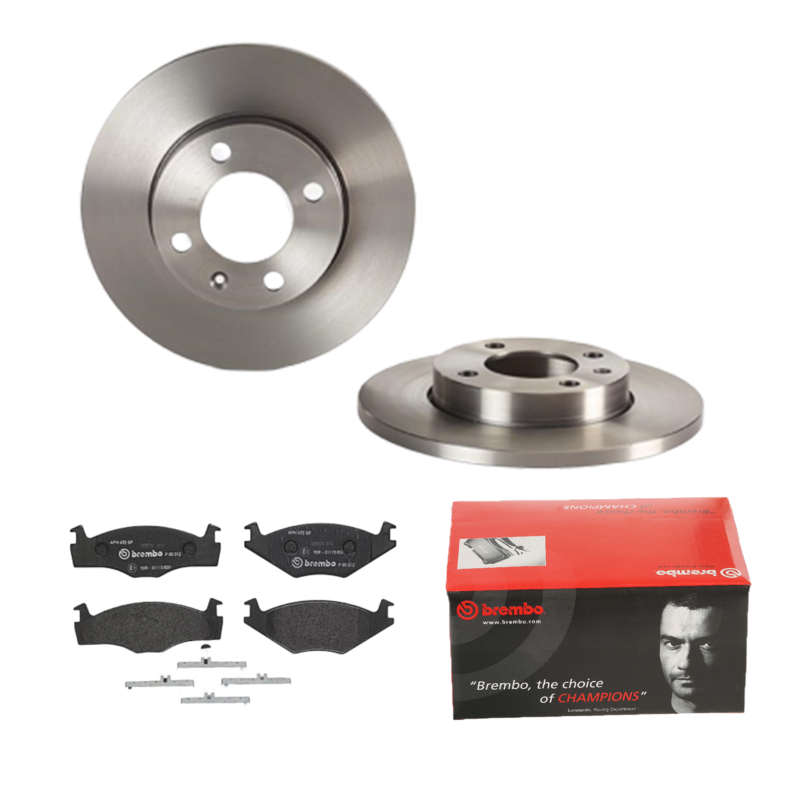 BREMBO Bremsesæt, skivebremser 142053747 foraksel fuld 239mm 12mm for AUDI SKODA SEAT VW (SVW) VW NISSAN VW (FAW)