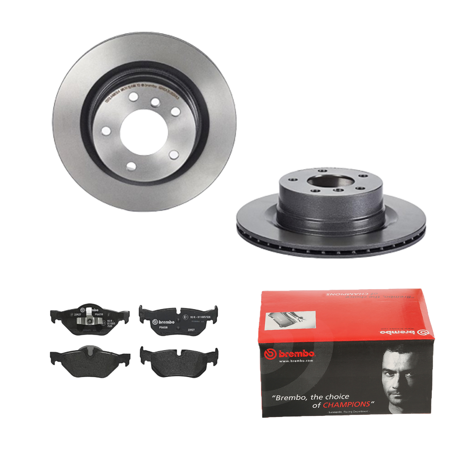 BREMBO Bremsesæt, skivebremser 142053807 bagaksel indvendig ventileret 300mm 20mm for BMW