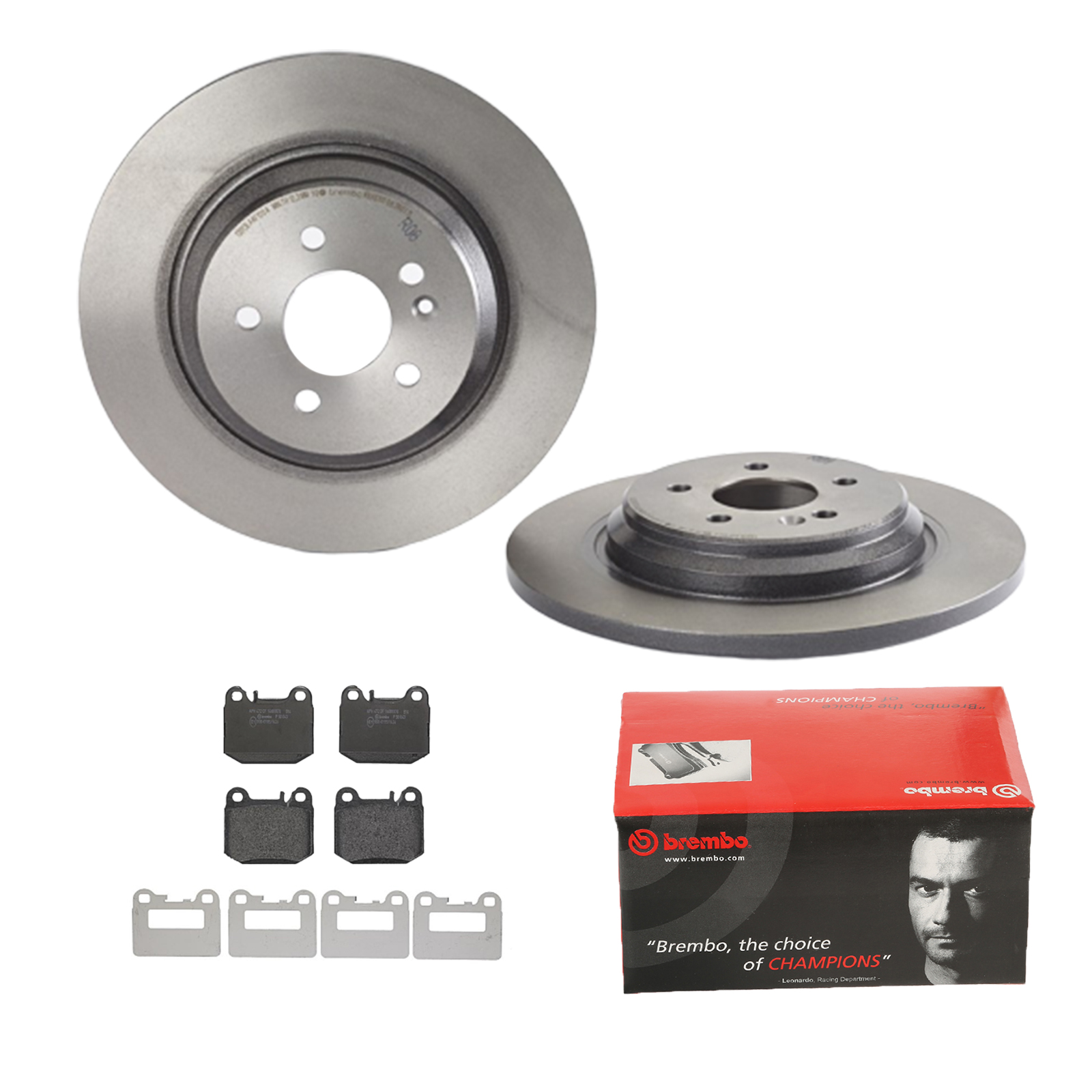 BREMBO Bremsesæt, skivebremser 142054479 bagaksel fuld 331mm 14mm for MERCEDES-BENZ