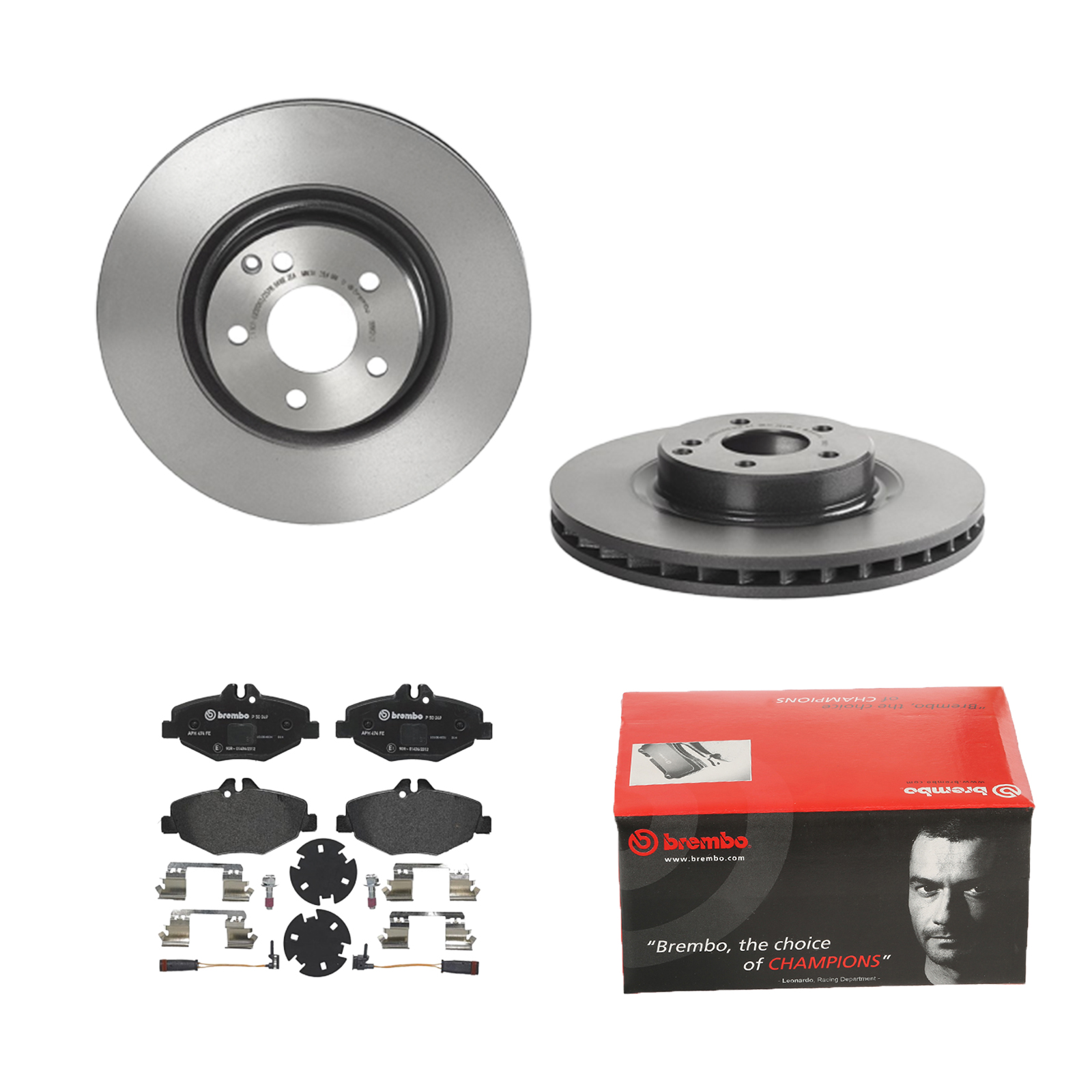 BREMBO Bremsesæt, skivebremser 142054493 foraksel indvendig ventileret 330mm 32mm for MERCEDES-BENZ