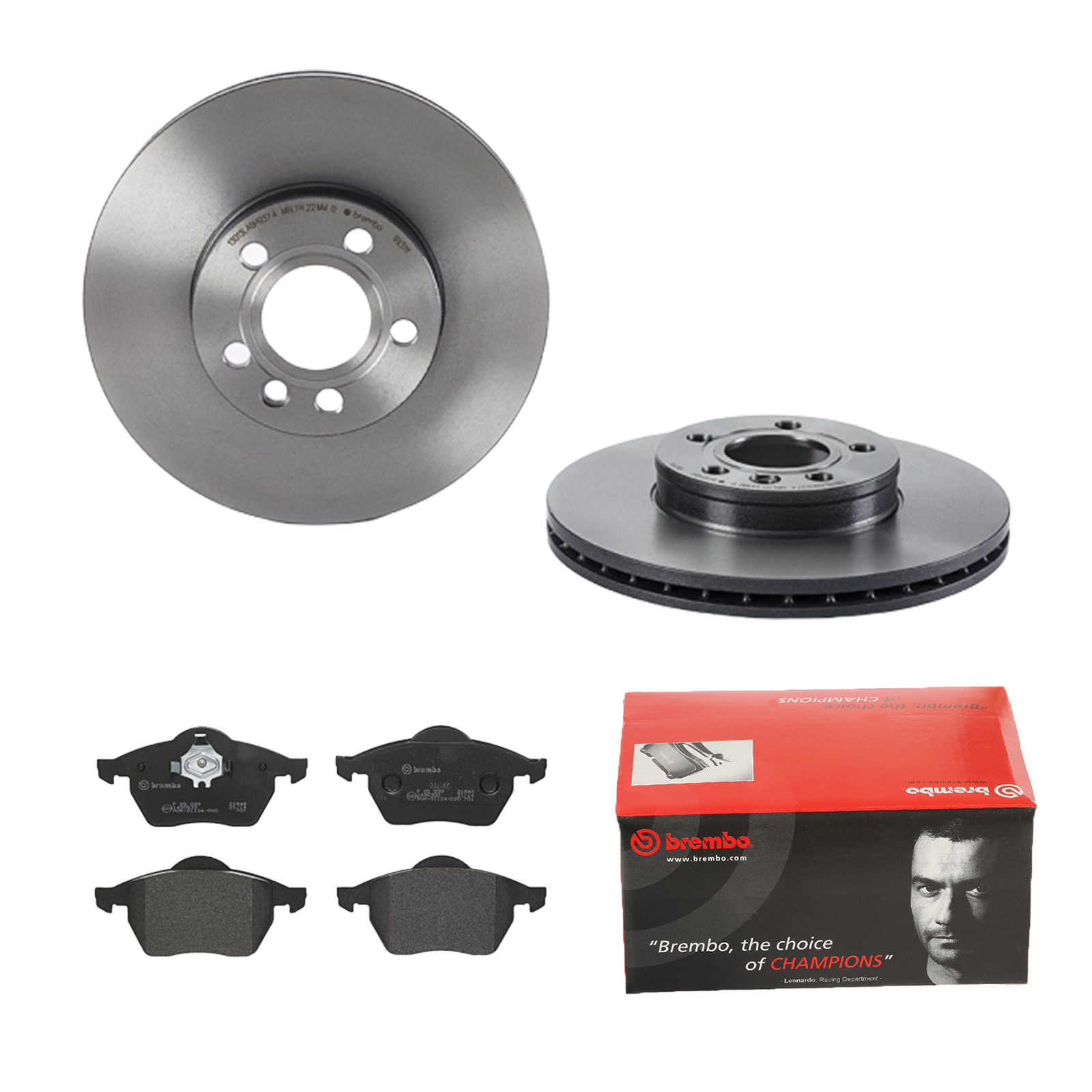 BREMBO Bremsesæt, skivebremser 142054494 foraksel indvendig ventileret 300mm 26mm for FORD VW SEAT