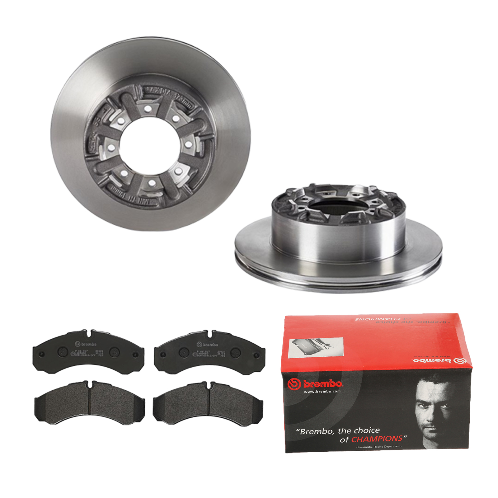 BREMBO Bremsesæt, skivebremser 142055843 bagaksel fuld 289mm 22mm for PEUGEOT (DF-PSA) IVECO