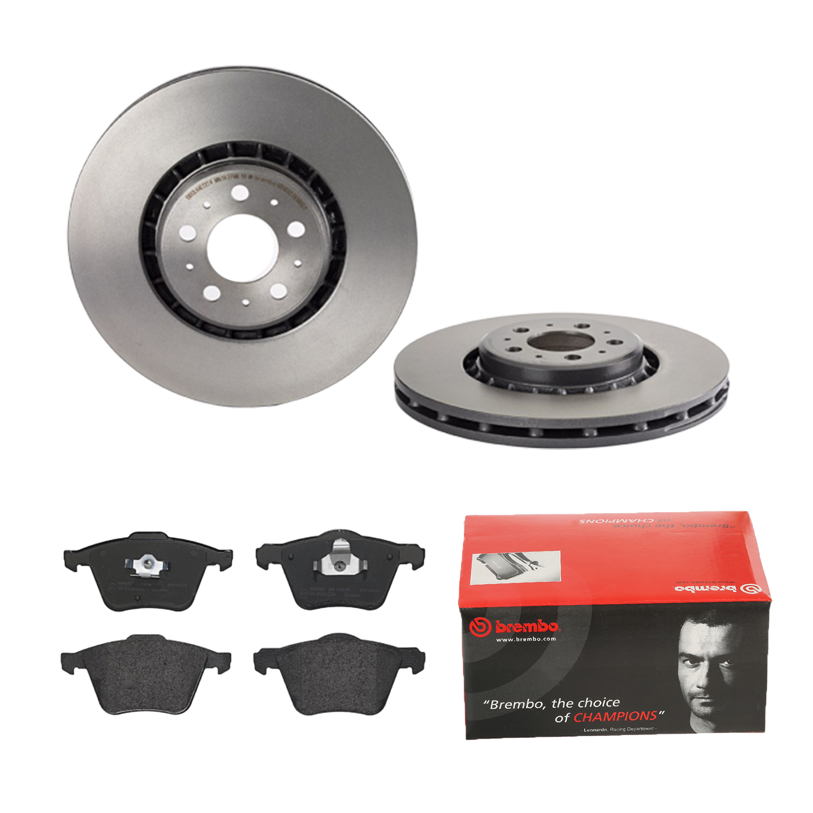 BREMBO Bremsesæt, skivebremser 142055954 foraksel indvendig ventileret 336mm 30mm for VOLVO