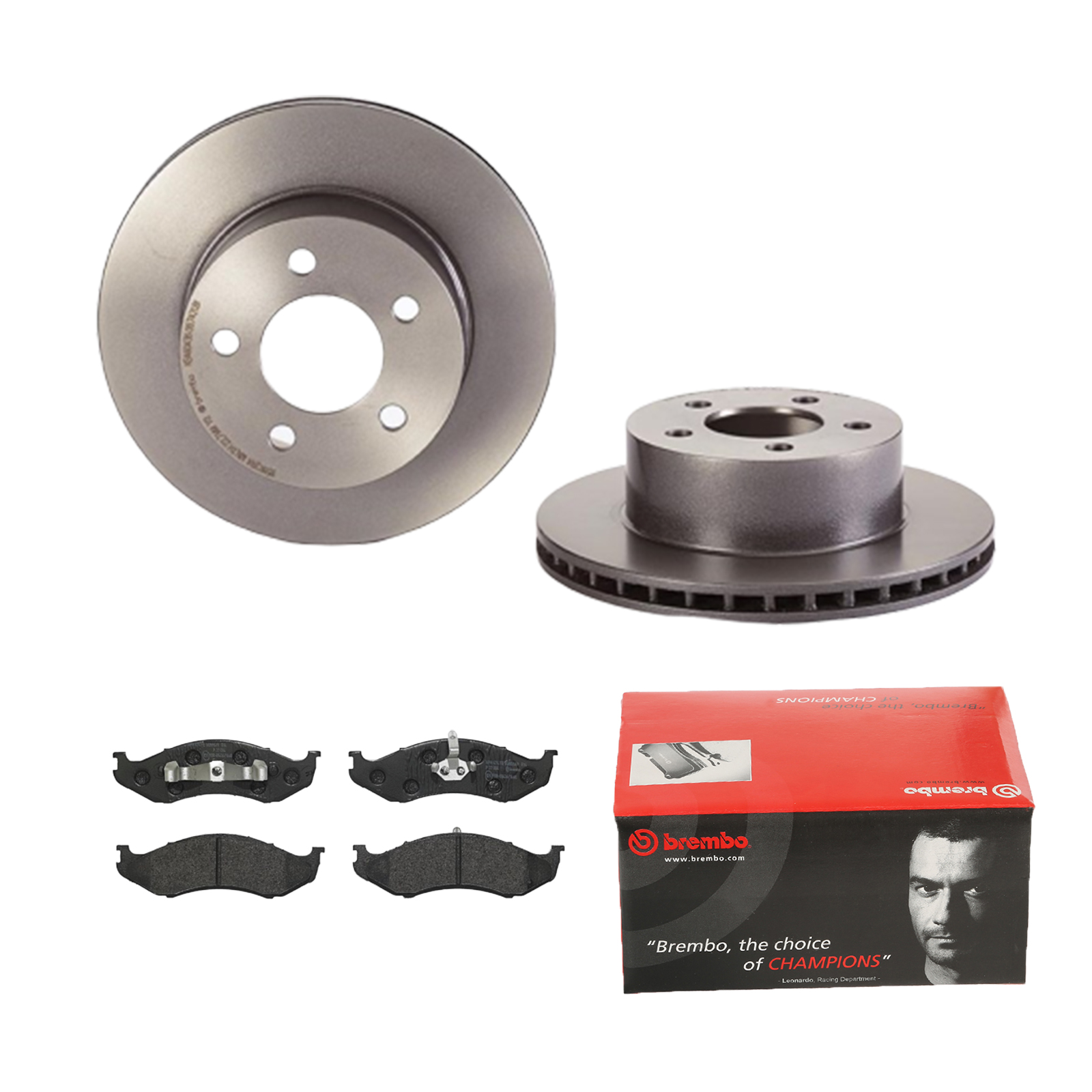 BREMBO Bremsesæt, skivebremser 142056137 foraksel indvendig ventileret 280mm 24mm for CHRYSLER JEEP JEEP VIASA KIA RENAULT