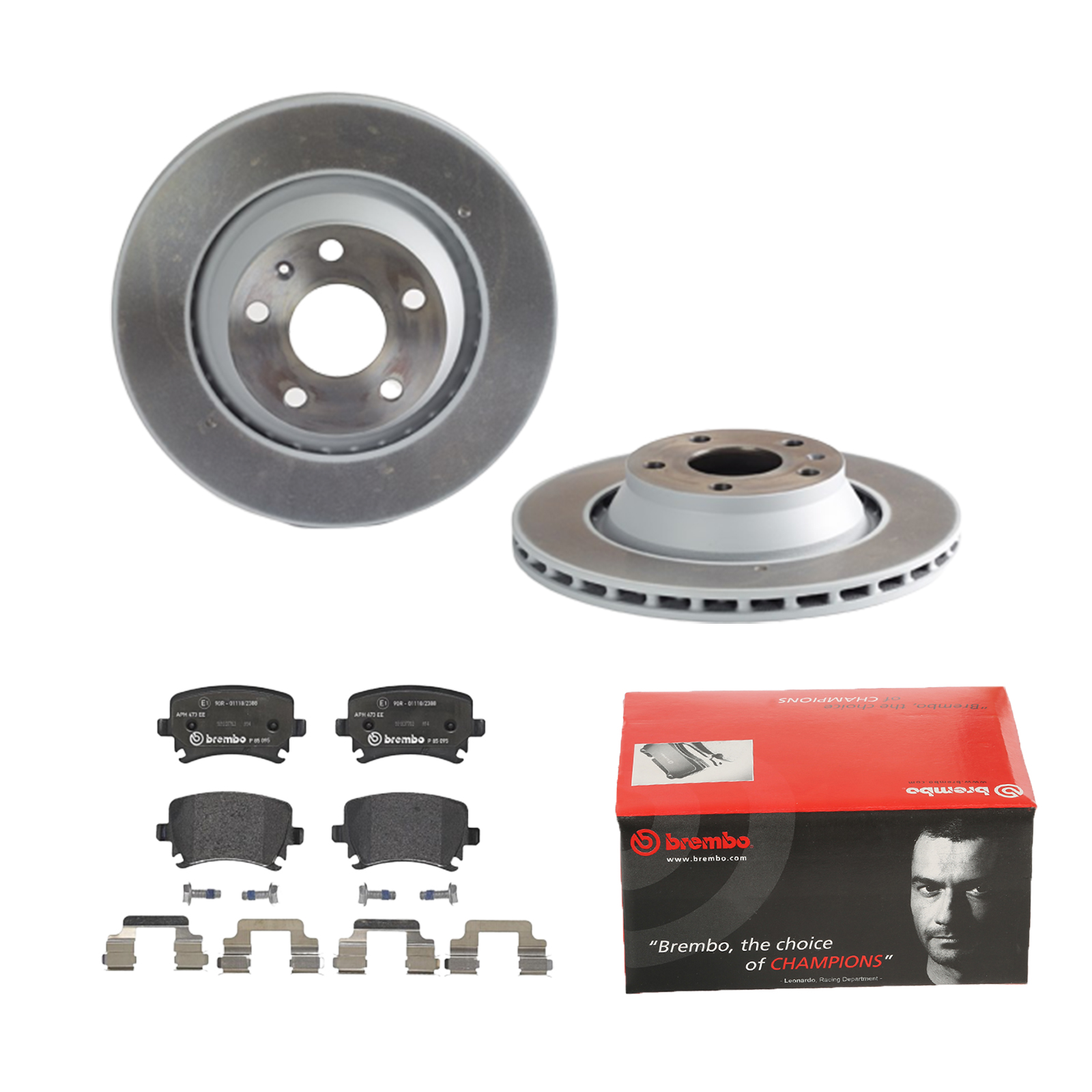 BREMBO Bremsesæt, skivebremser 142054903 bagaksel indvendig ventileret 310mm 22mm for AUDI SKODA VW