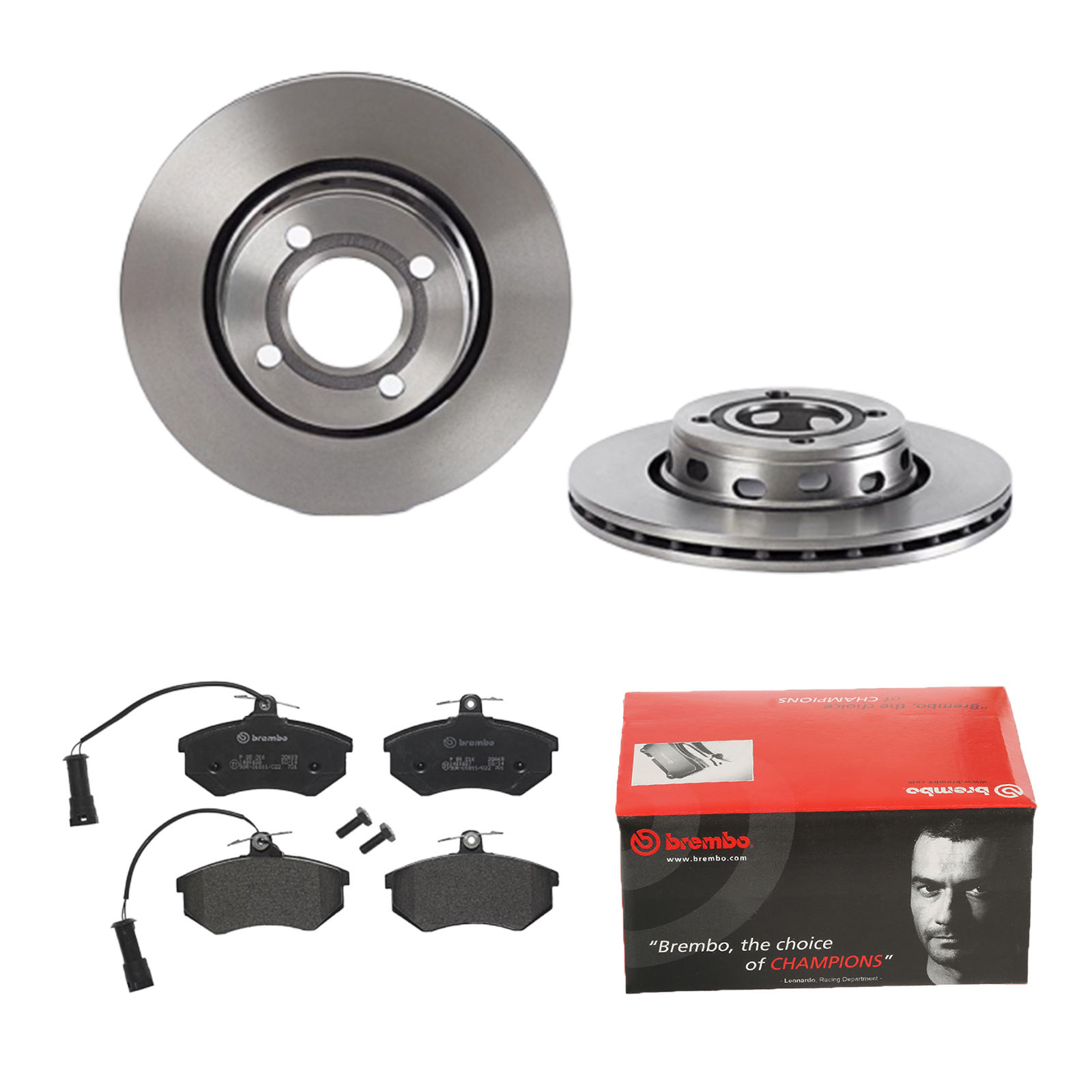 BREMBO Bremsesæt, skivebremser 142057462 foraksel indvendig ventileret 280mm 22mm for ZHONGHUA (BRILLIANCE) SKODA AUDI SEAT CHERY