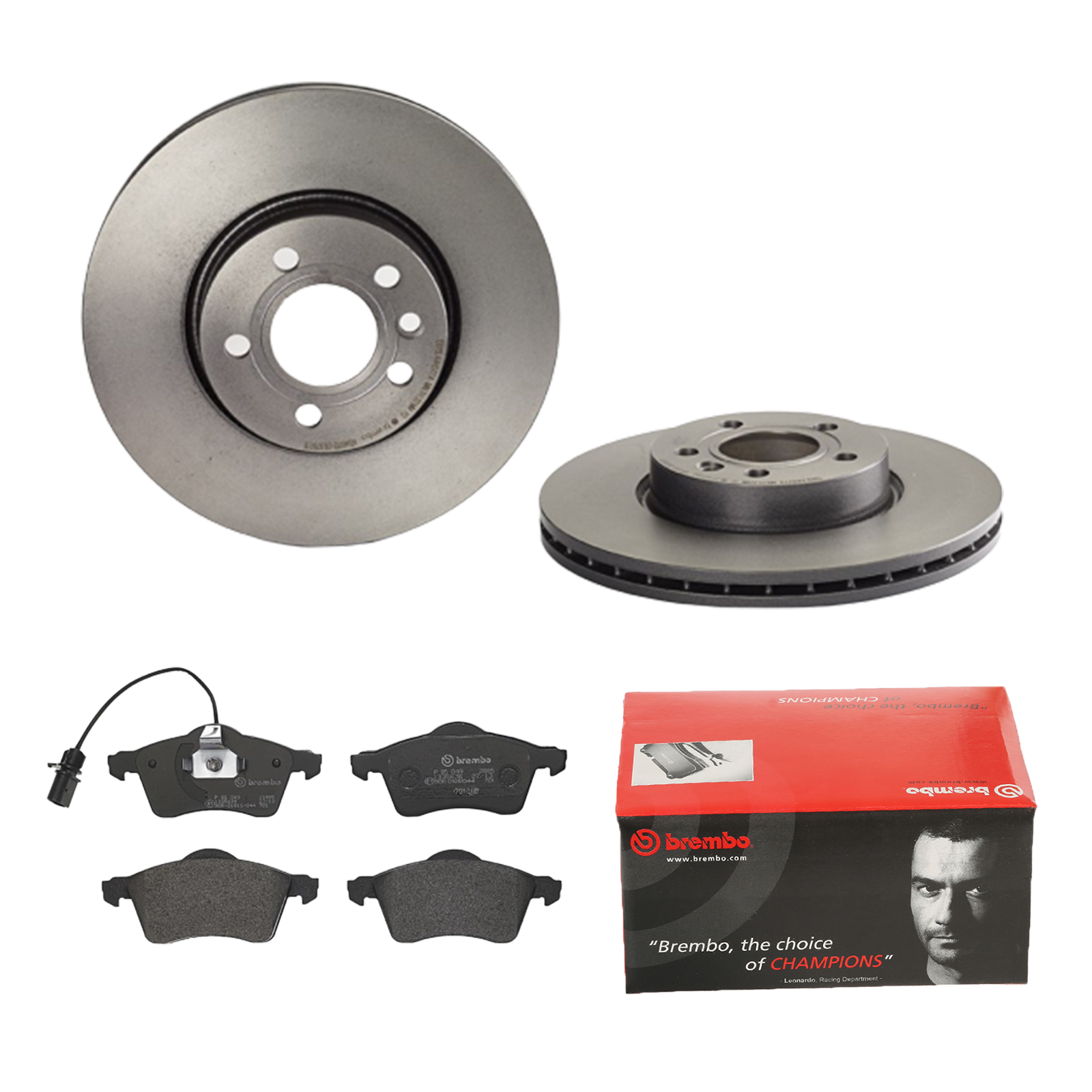 BREMBO Bremsesæt, skivebremser 142054993 foraksel indvendig ventileret 313mm 26mm for FORD SEAT AUDI
