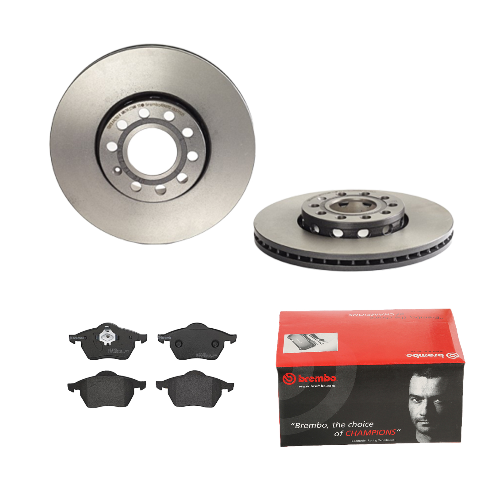 BREMBO Bremsesæt, skivebremser ijdtidc3h9 foraksel indvendig ventileret 288mm 25mm for SKODA VW AUDI AUDI (FAW) SEAT