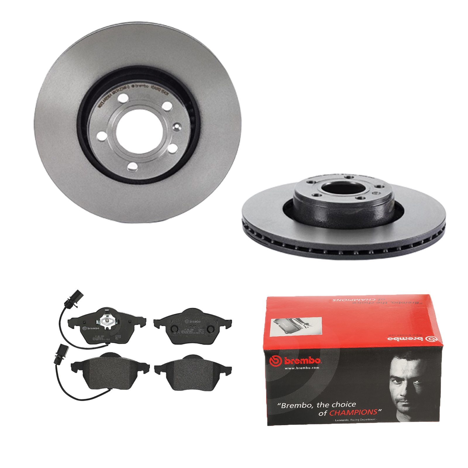BREMBO Bremsesæt, skivebremser ijdtidc5a5 foraksel indvendig ventileret 314mm 25mm for SEAT SKODA AUDI AUDI (FAW) VW