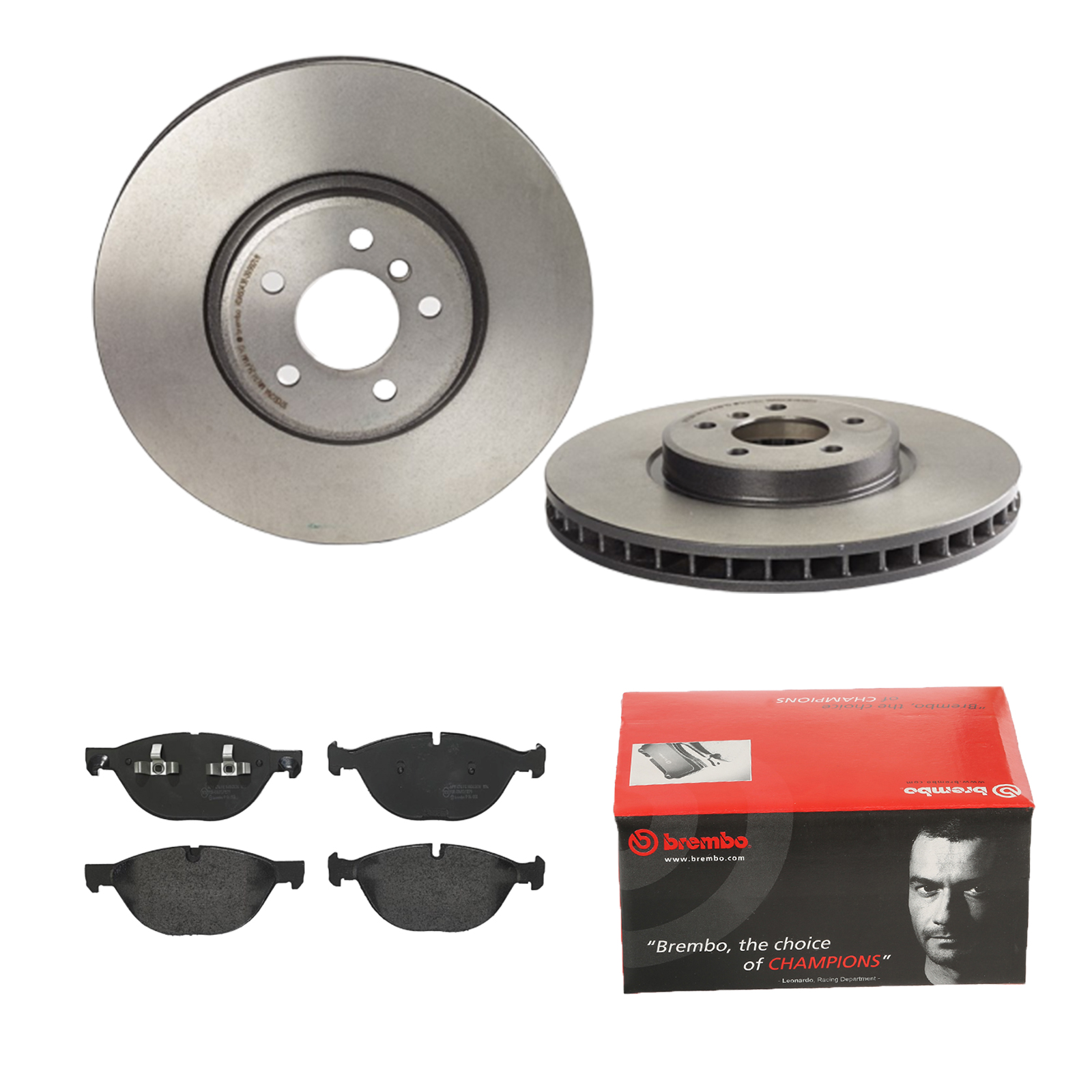 BREMBO Bremsesæt, skivebremser ijdtidceo1 foraksel indvendig ventileret 365mm 36mm for BMW