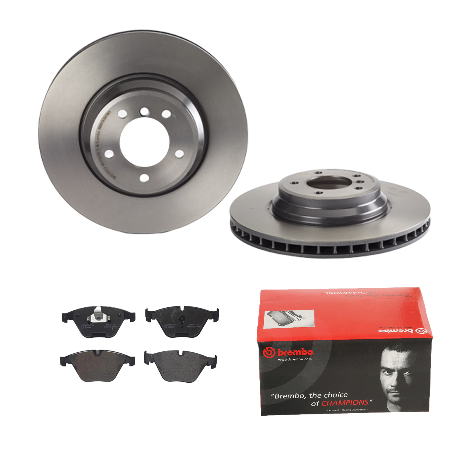 BREMBO Bremsesæt, skivebremser ijdtidcje2 foraksel indvendig ventileret 348mm 30mm for BMW