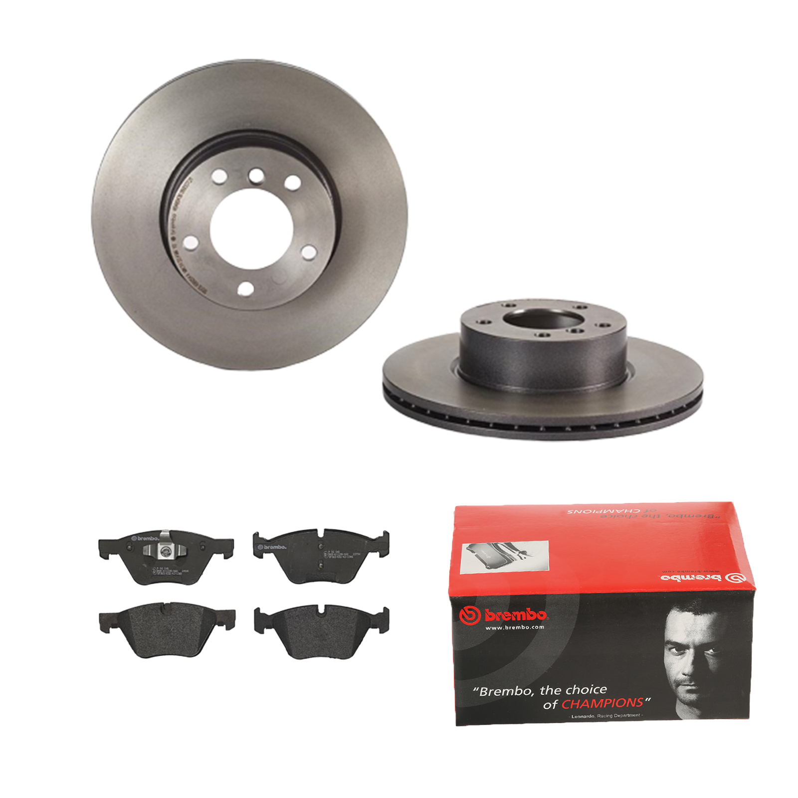BREMBO Bremsesæt, skivebremser ijdtidco72 foraksel indvendig ventileret 312mm 24mm for BMW