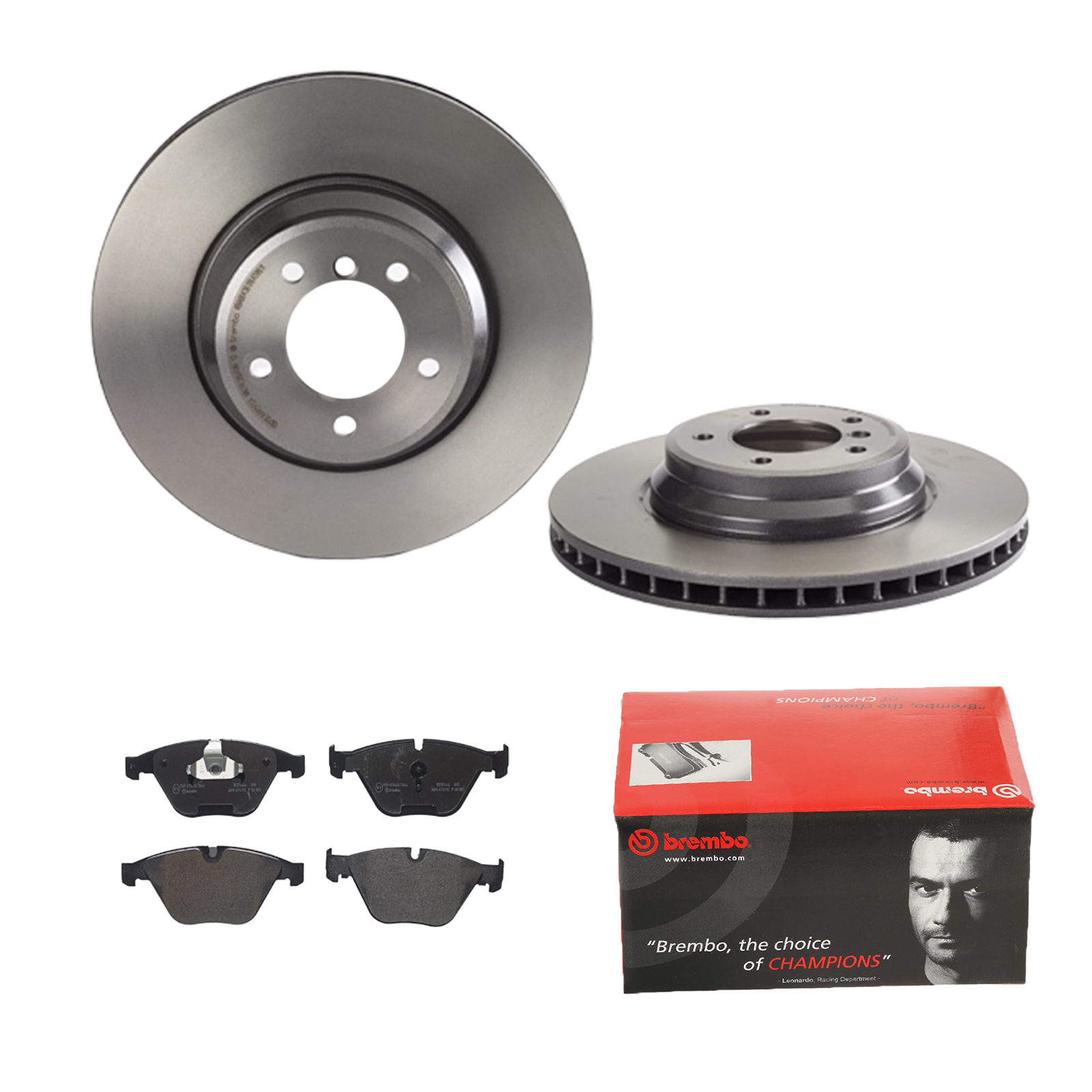 BREMBO Bremsesæt, skivebremser ijdtidcpj2 foraksel indvendig ventileret 348mm 30mm for BMW