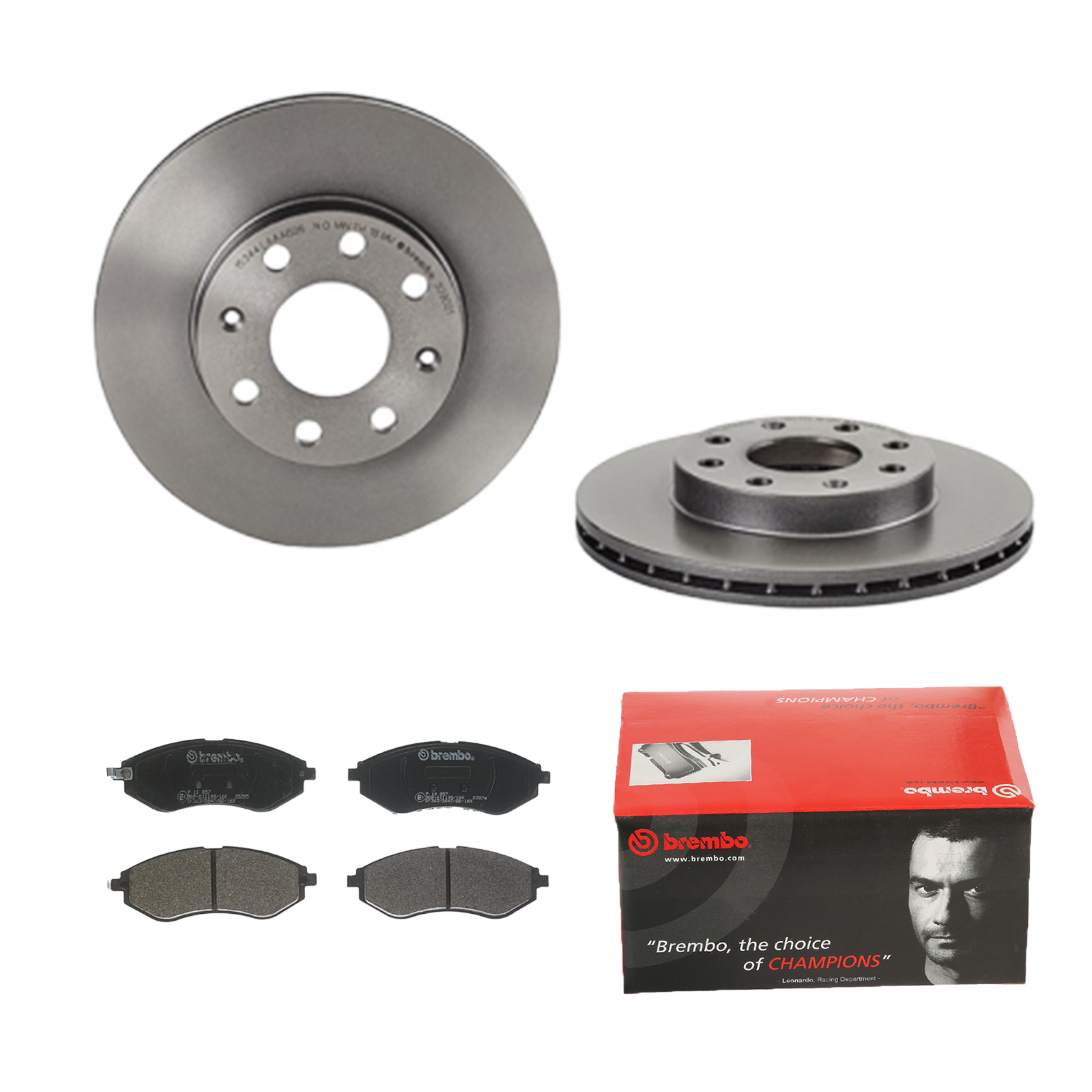 BREMBO Bremsesæt, skivebremser ijdtidctd6 foraksel indvendig ventileret 236mm 20mm for CHEVROLET (SGM) CHEVROLET