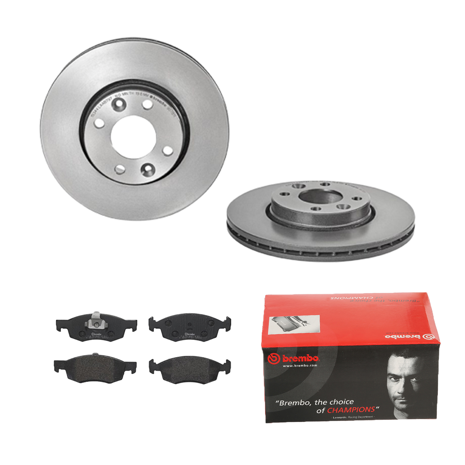 BREMBO Bremsesæt, skivebremser ijdtidda70 foraksel indvendig ventileret 260mm 22mm for RENAULT NISSAN DACIA