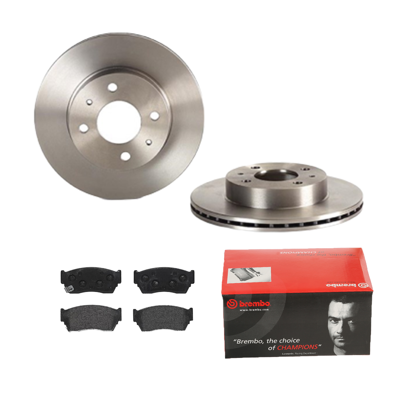 BREMBO Bremsesæt, skivebremser ijdtiddhi6 foraksel indvendig ventileret 240mm 18mm for NISSAN MAZDA