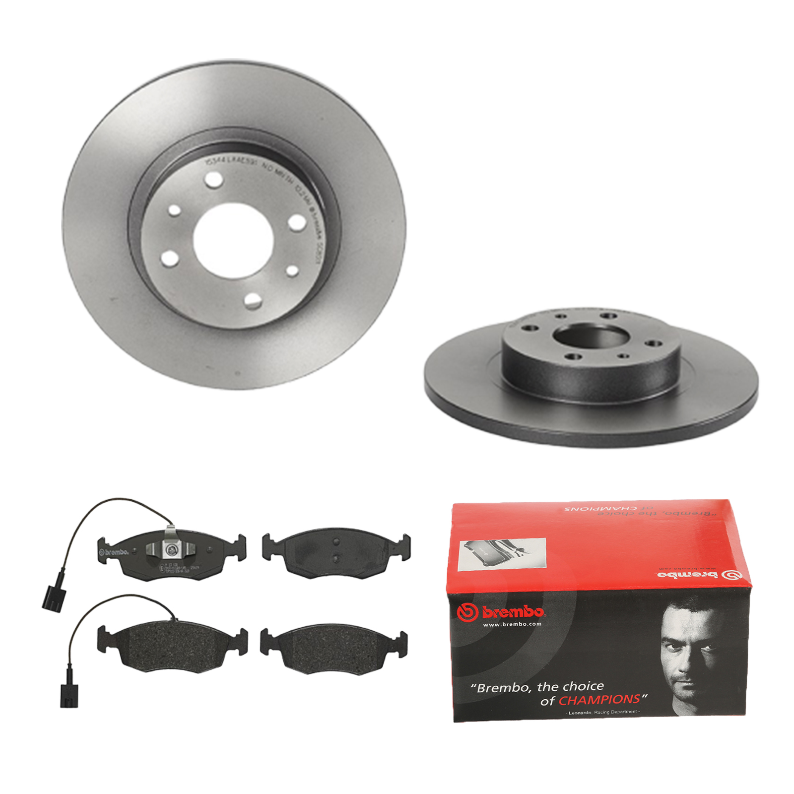 BREMBO Bremsesæt, skivebremser ijdtiddze3 foraksel fuld 257mm 12mm for FIAT LANCIA ALFA ROMEO
