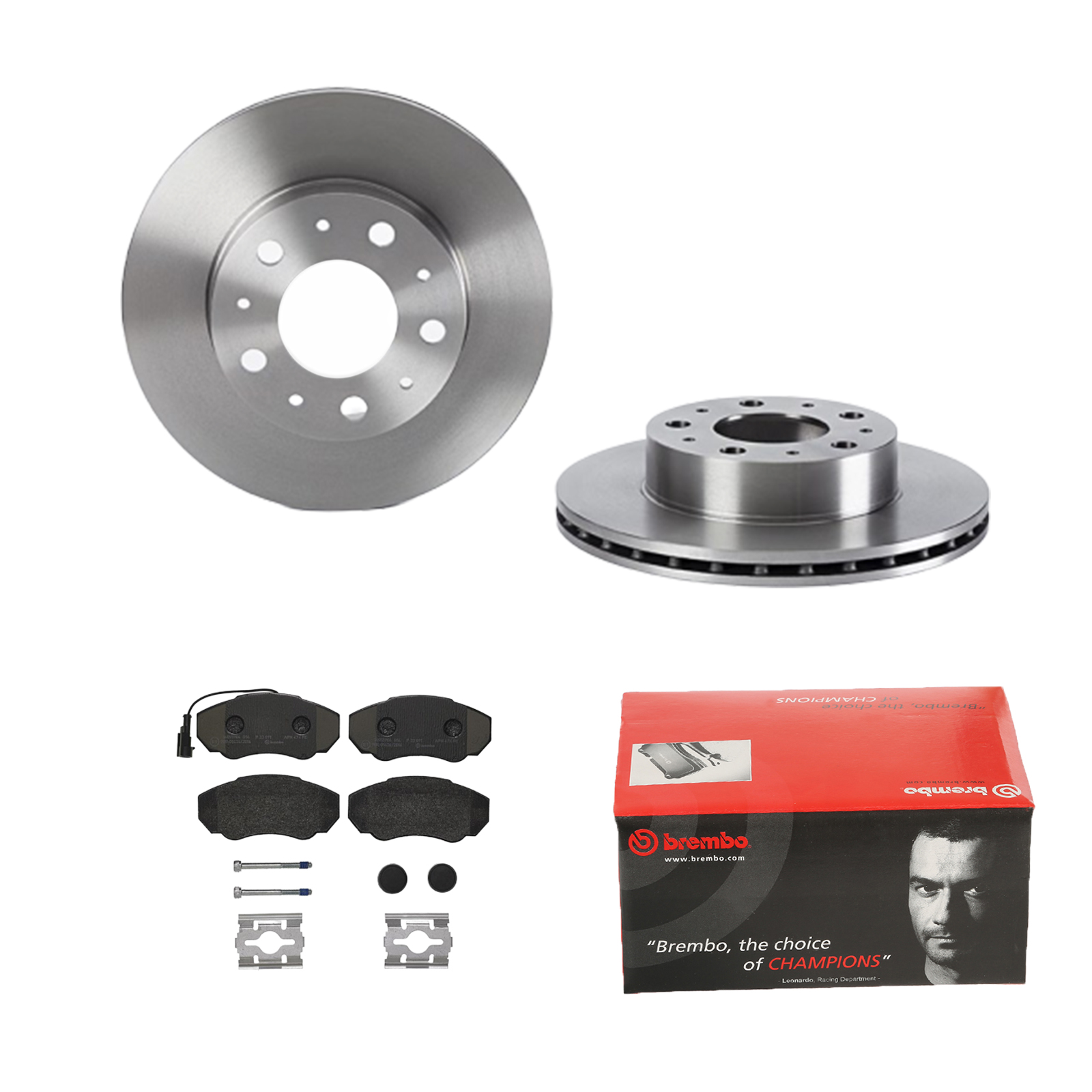 BREMBO Bremsesæt, skivebremser ijdtide2u5 foraksel indvendig ventileret 300mm 24mm for PEUGEOT CITROËN FIAT