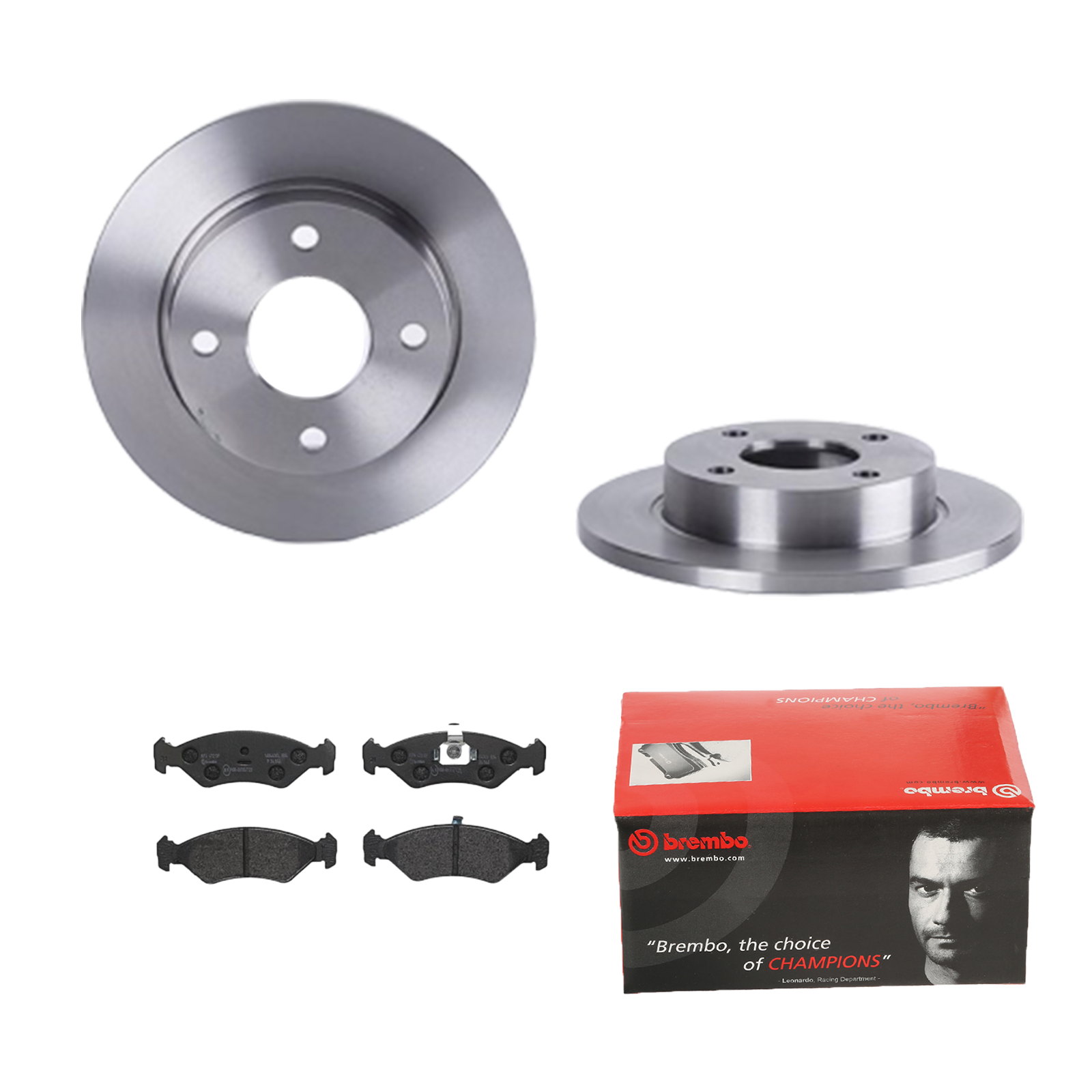 BREMBO Bremsesæt, skivebremser ijdtide575 foraksel fuld 240mm 12mm for FORD MAZDA MITSUBISHI