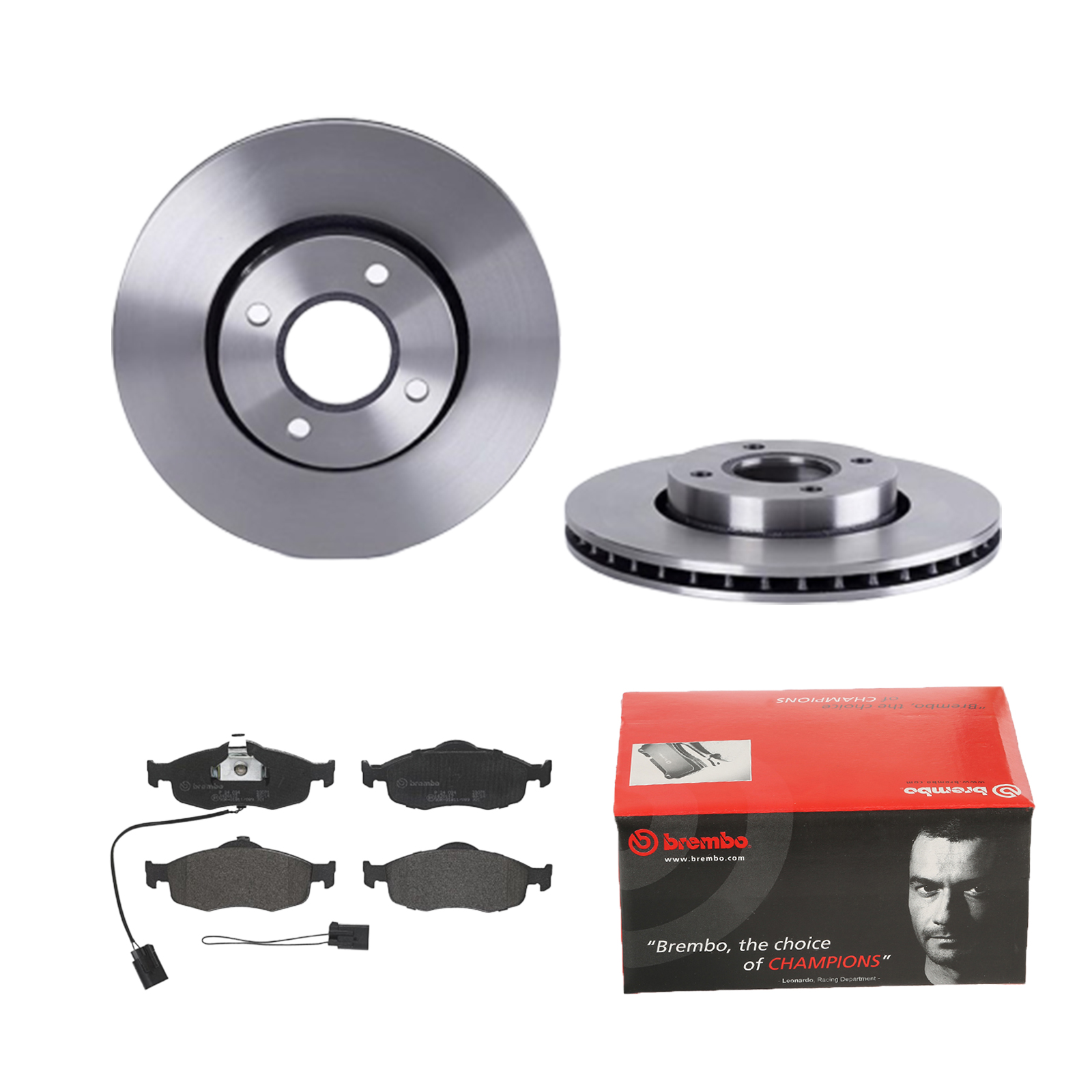 BREMBO Bremsesæt, skivebremser ijdtide737 foraksel indvendig ventileret 278mm 24mm for FORD MERCURY
