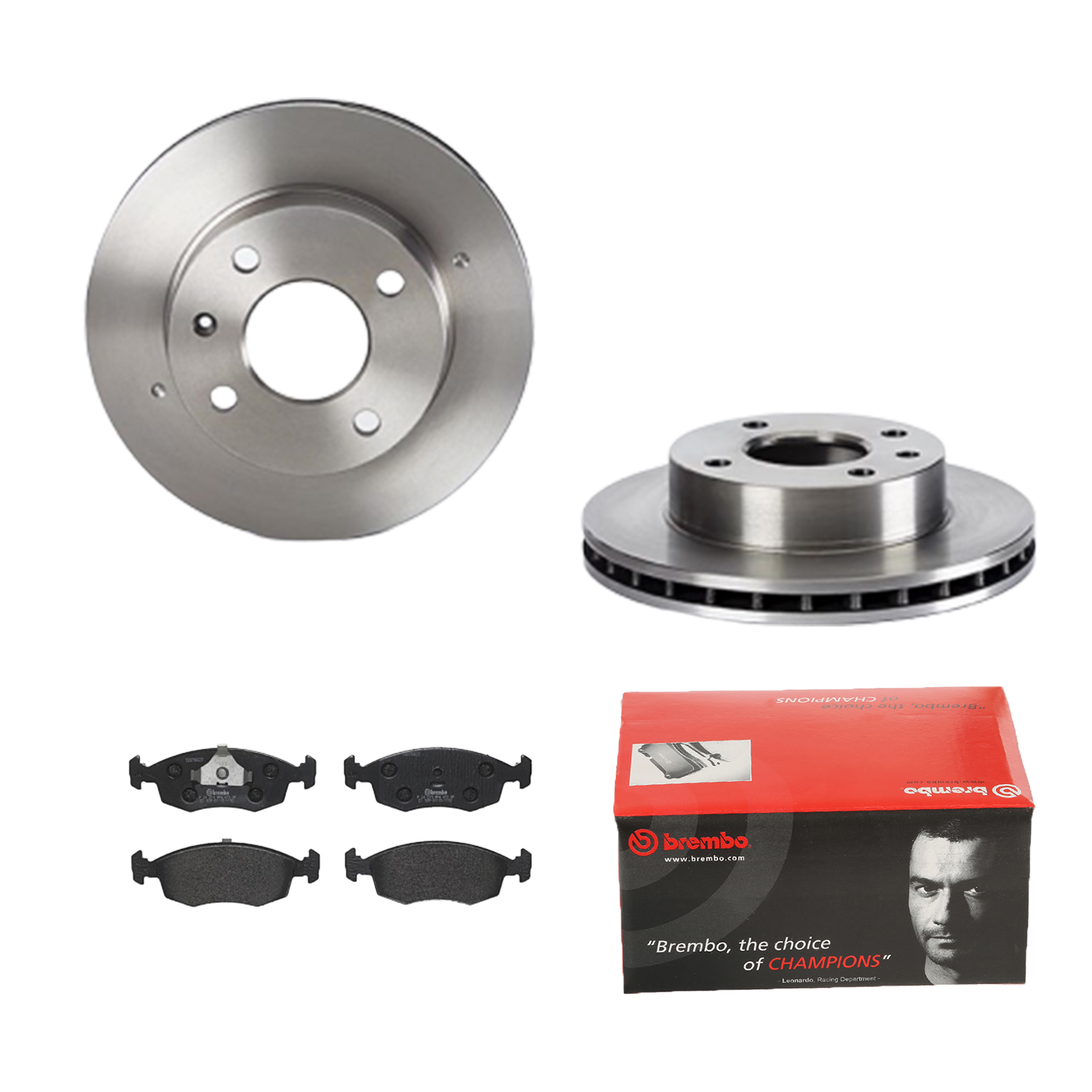 BREMBO Bremsesæt, skivebremser ijdtidefr3 foraksel indvendig ventileret 240mm 24mm for FORD